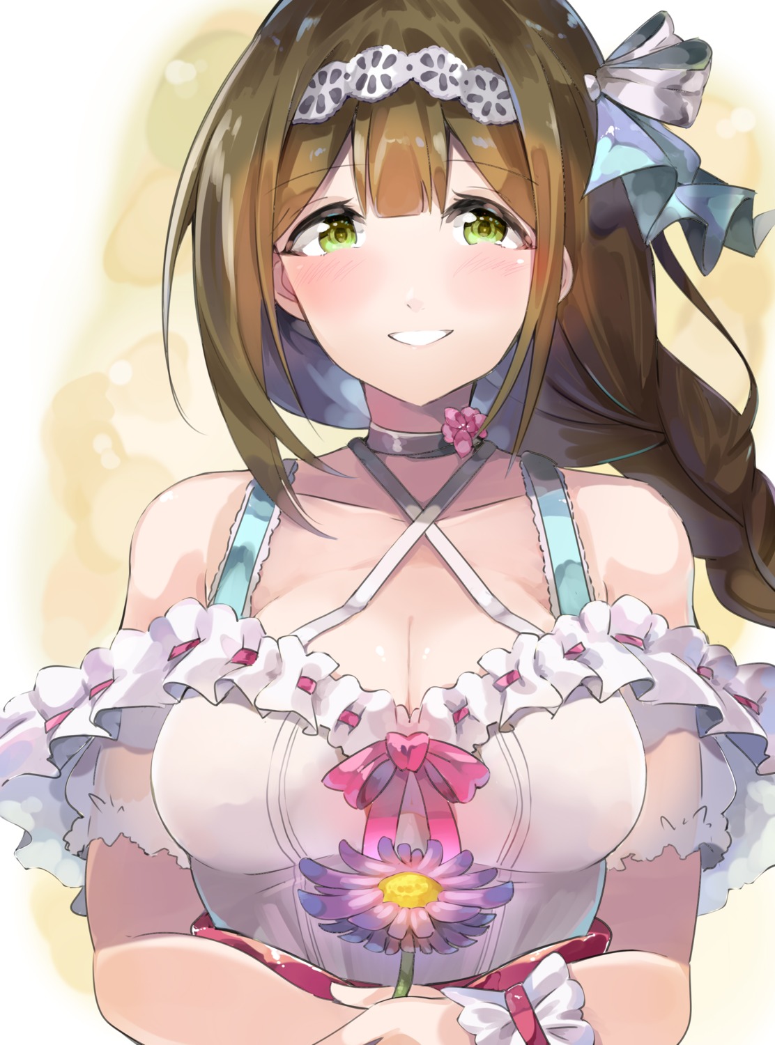 ariaridoradora, cleavage, kuwayama_chiyuki, the_idolm@ster, the_idolm@ster_shiny_colors