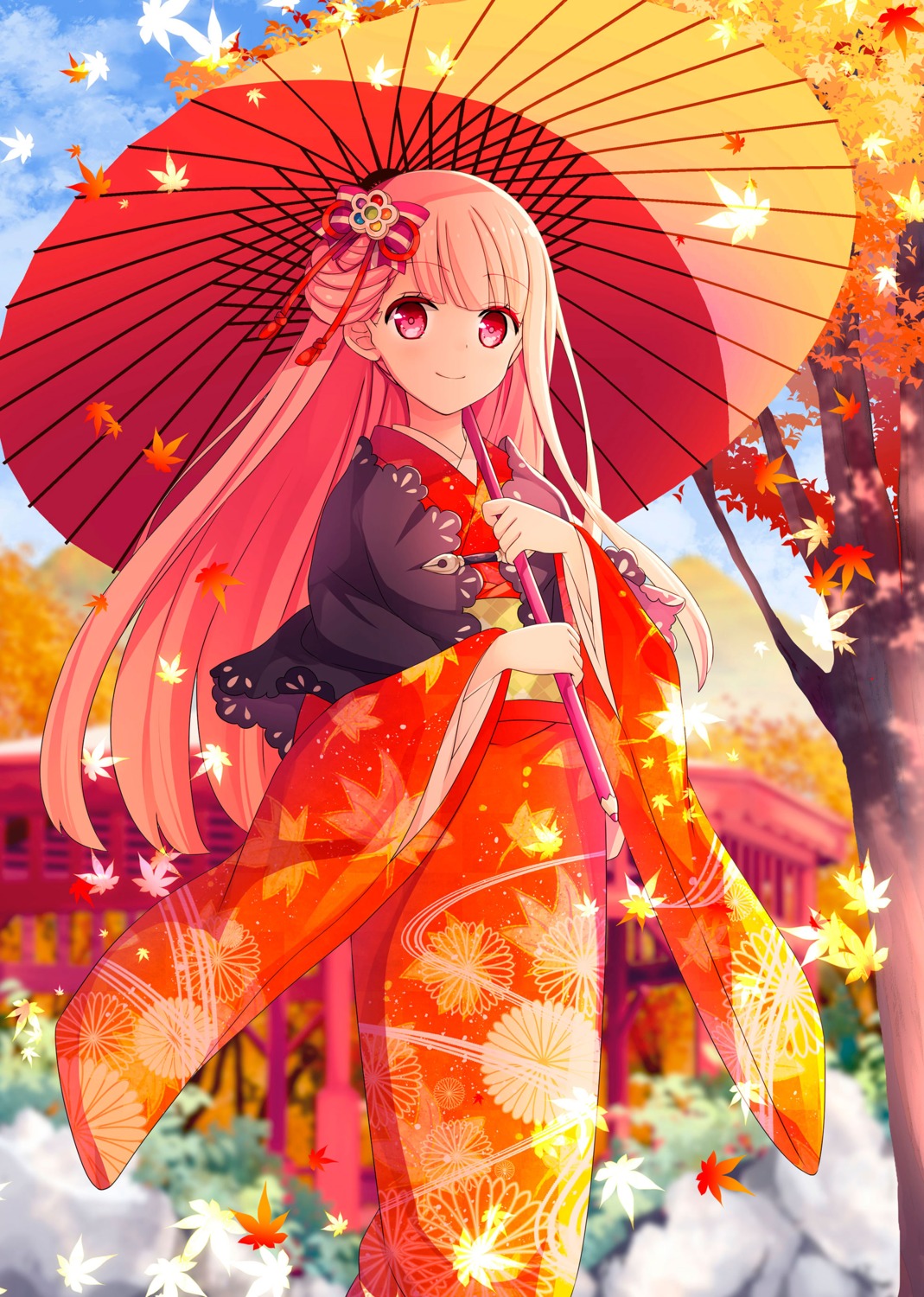 goma_(11zihisin), kimono, umbrella