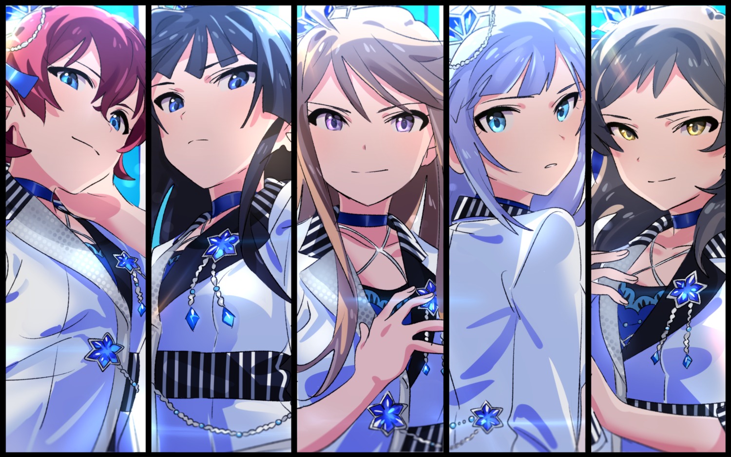 julia_(idolm@ster), kitazawa_shiho, mogami_shizuka, shiraishi_tsumugi, tadokoro_megumi, the_idolm@ster, the_idolm@ster_million_live!, yomosaka