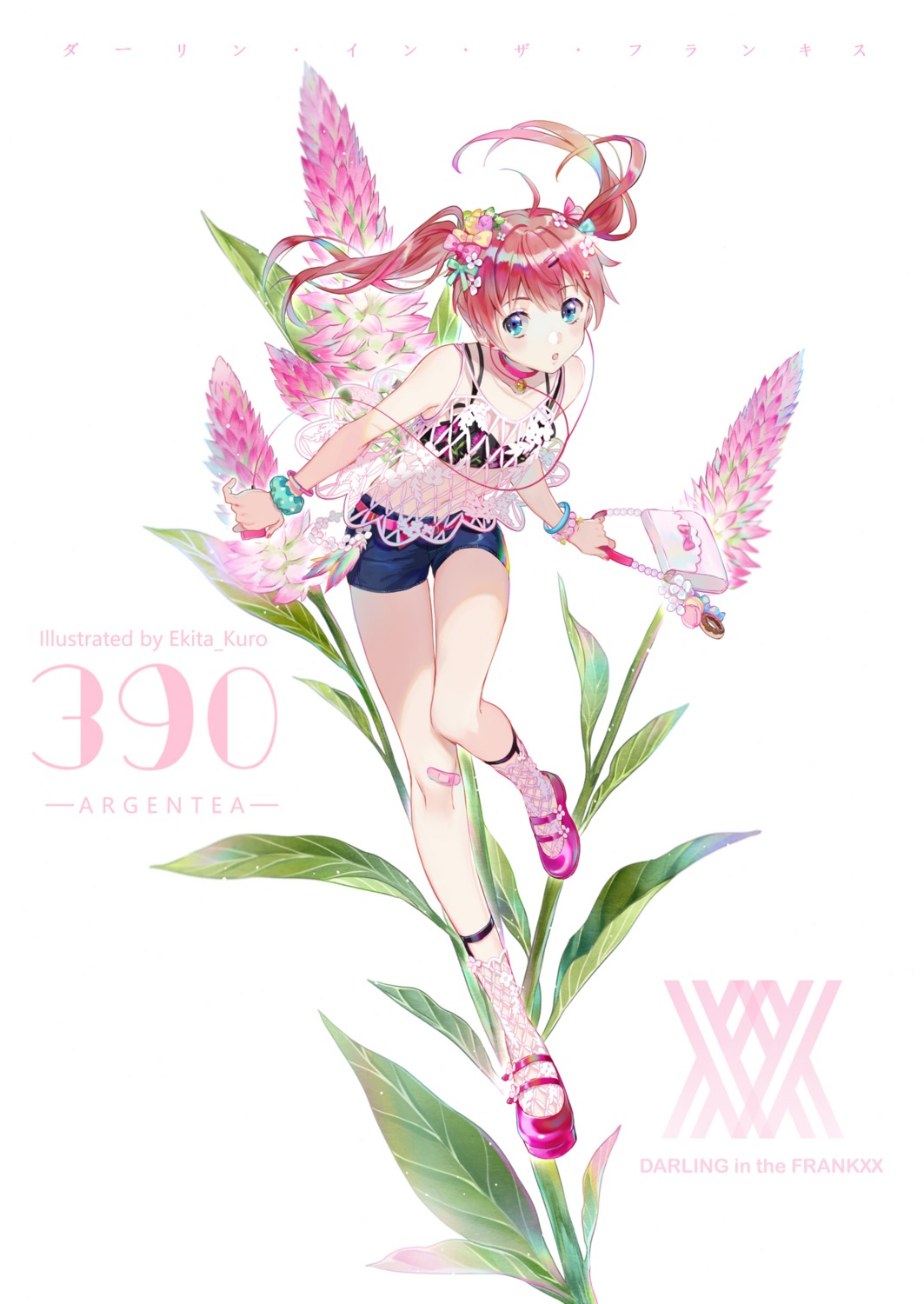 bandaid, darling_in_the_franxx, ekita_xuan, miku_(darling_in_the_franxx)