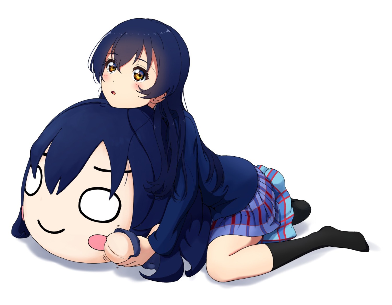 amagi_(volfuji), love_live!, love_live!_(series), seifuku, sonoda_umi