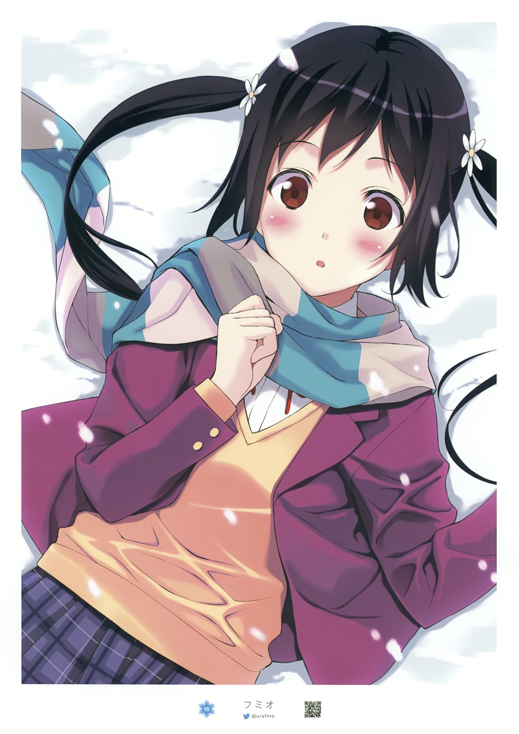 fumio, mizuki_mana, seifuku, sweater, white_album