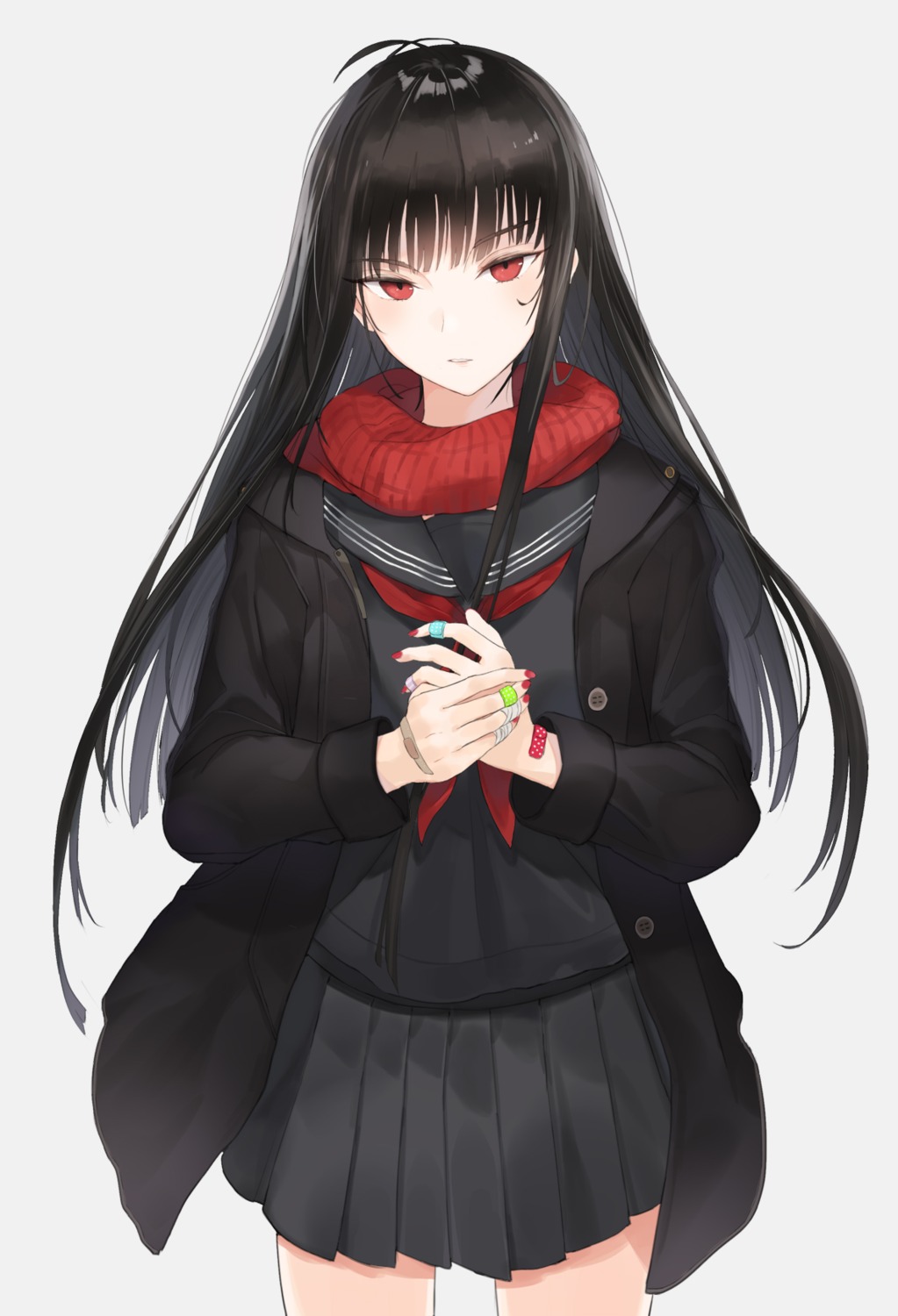 bandaid, kachi, seifuku