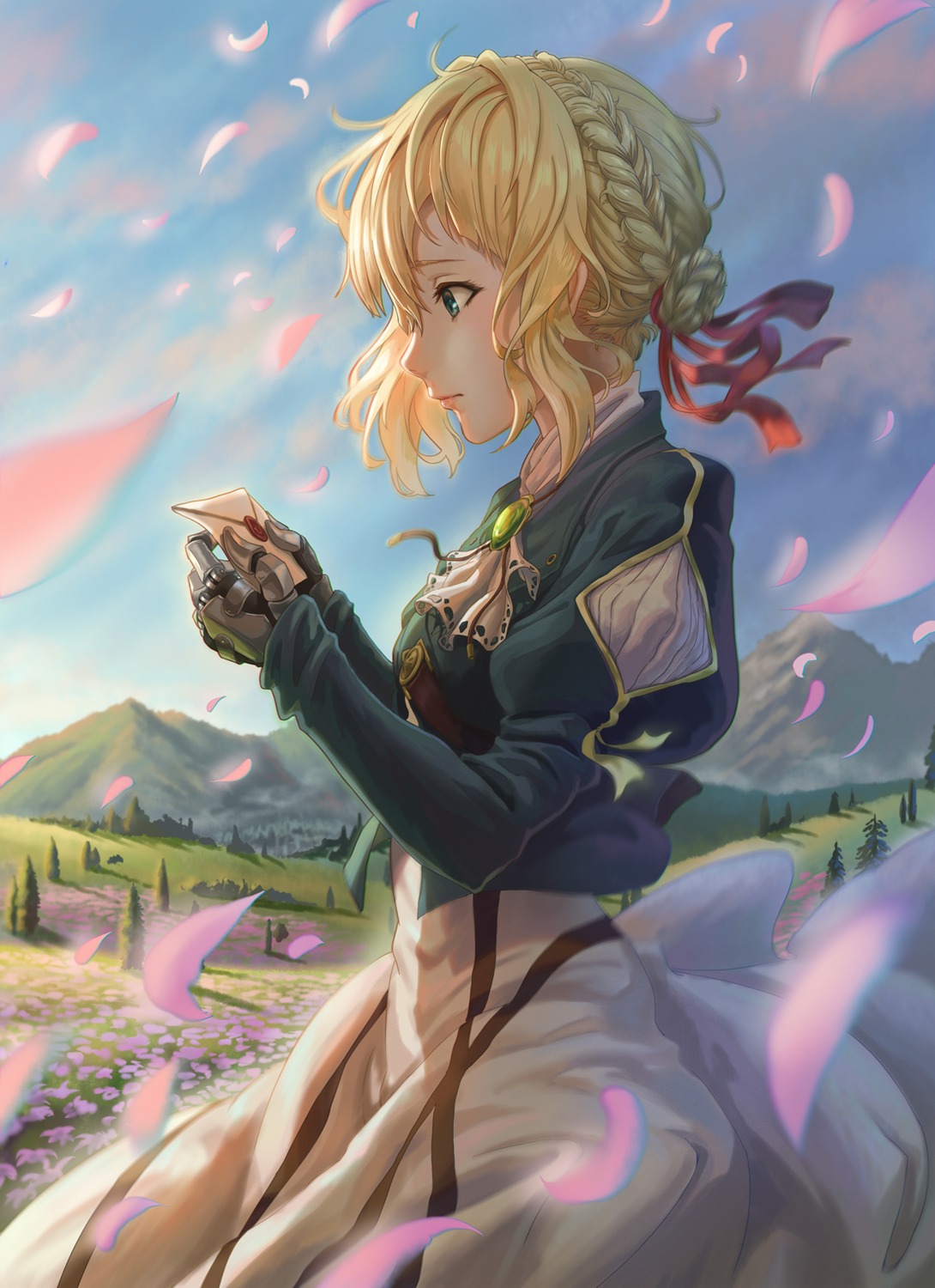 dress, ho-oh_(artist), mecha_musume, violet_evergarden, violet_evergarden_(character)