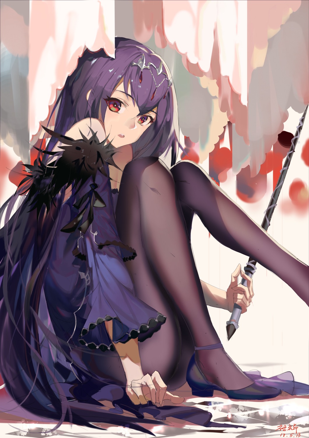 fate/grand_order, pantyhose, rabbit_(tukenitian), weapon