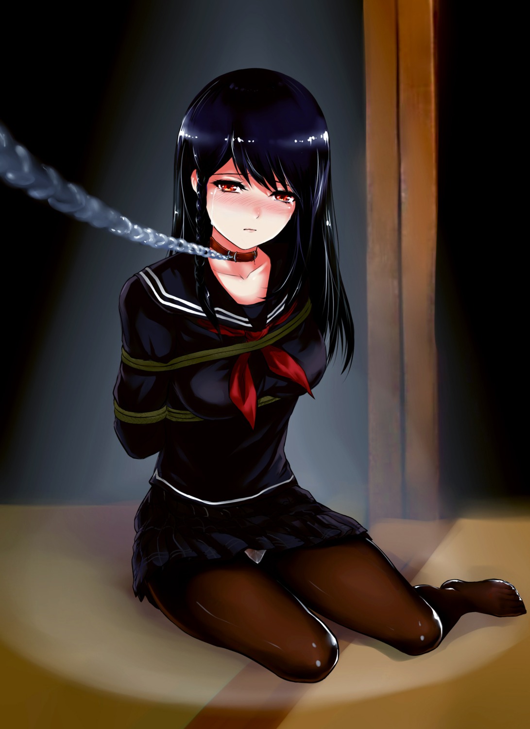 bondage, fengya, pantsu, pantyhose, seifuku