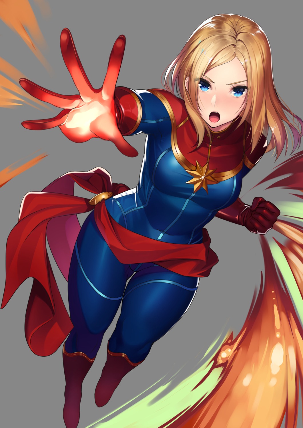 bodysuit, captain_marvel, kagematsuri, marvel