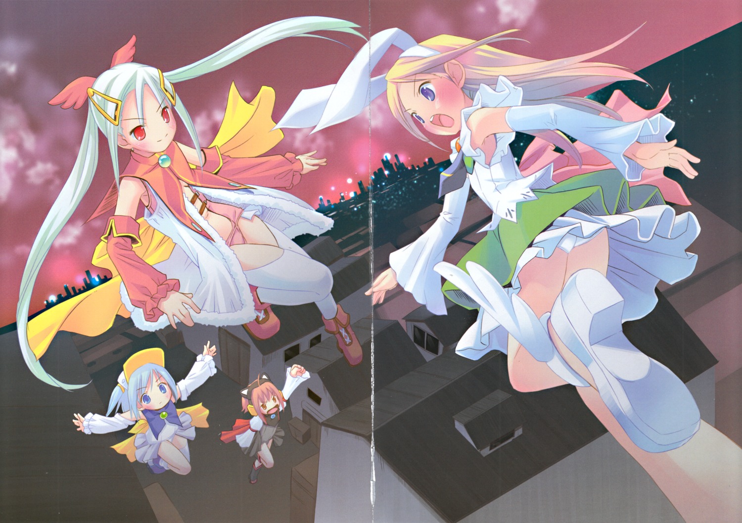 animal_ears, bunny_ears, crease, fixme, heels, magical_himawari, moetan, nekomimi