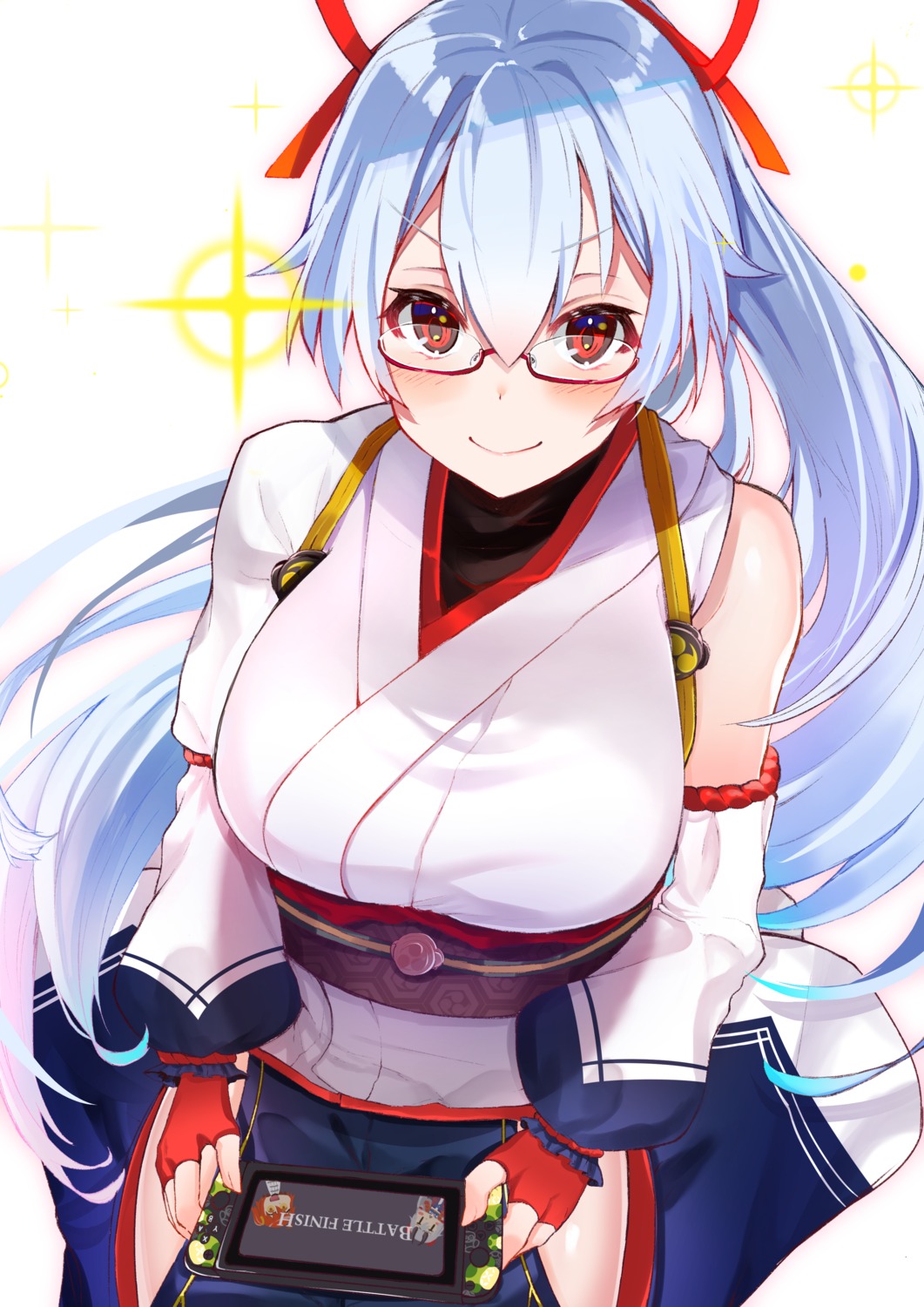 fate/grand_order, felnemo, japanese_clothes, megane, tomoe_gozen_(fate)