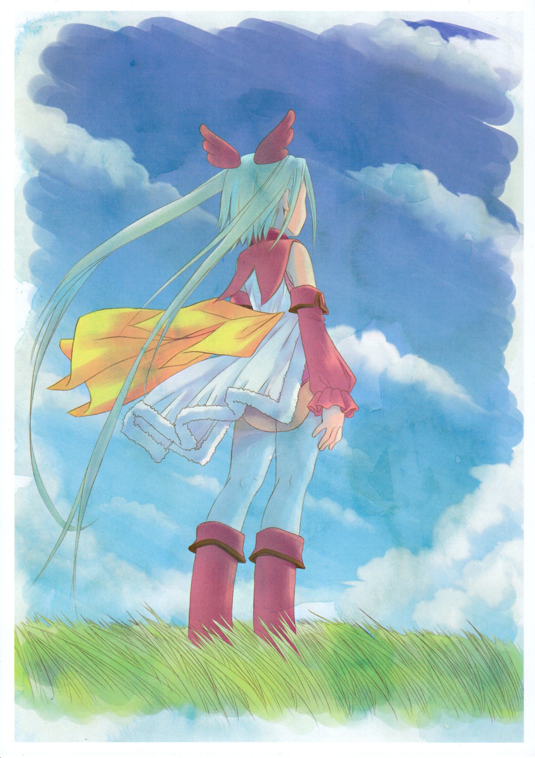 magical_himawari, moetan, pop, stockings, thighhighs
