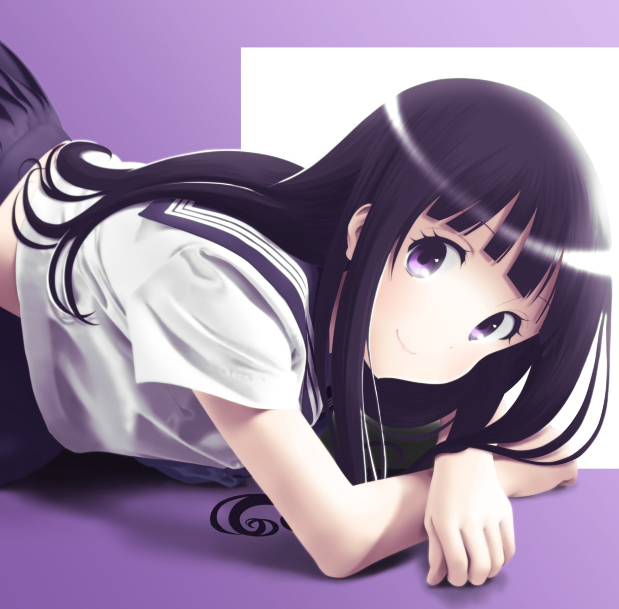chitanda_eru, hyouka, seifuku, tora_tsugumi