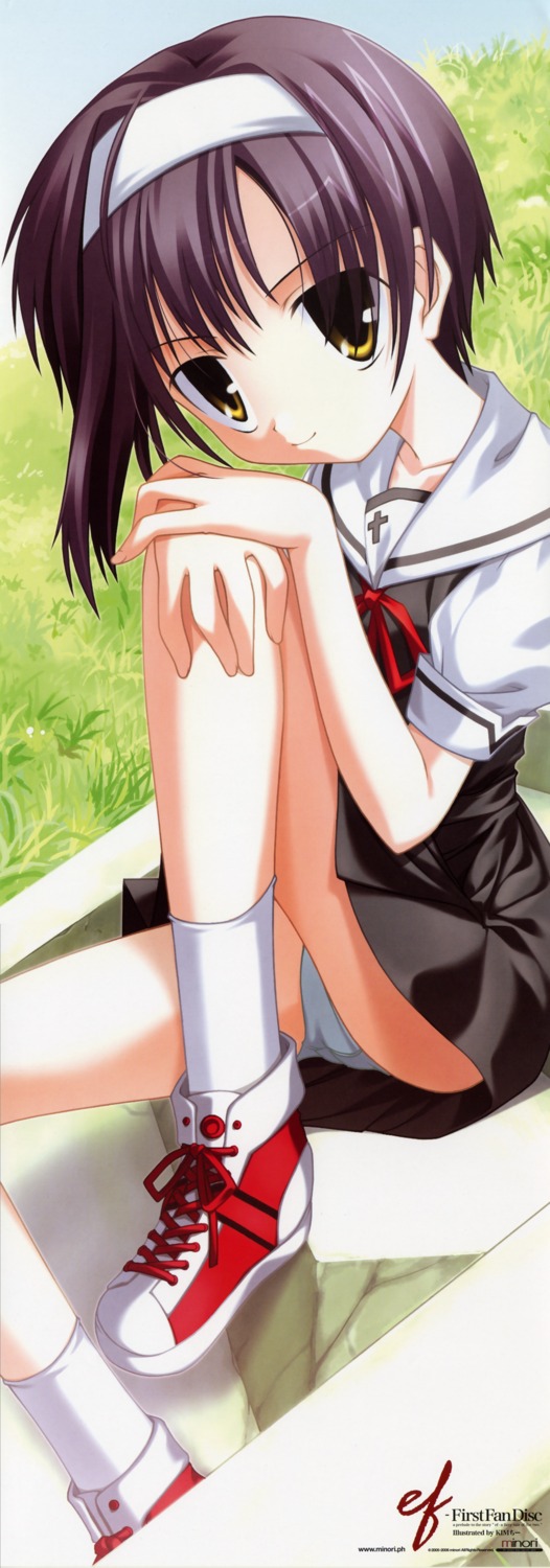 ef_~a_fairytale_of_the_two~, kimchii, minori, pantsu, seifuku, shindou_kei, stick_poster