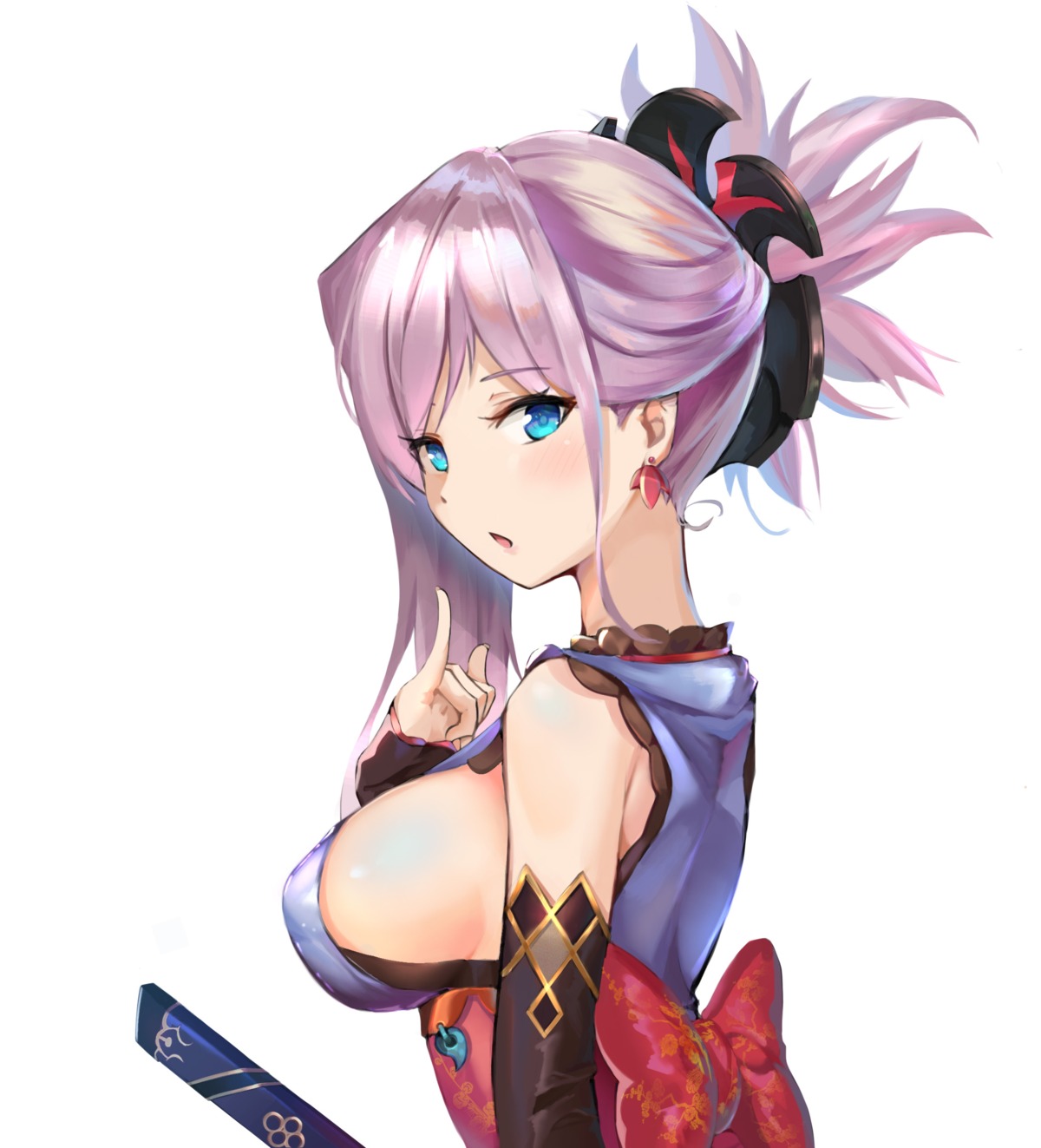 fate/grand_order, japanese_clothes, miyamoto_musashi_(fate), shi_qi_kuang_beng