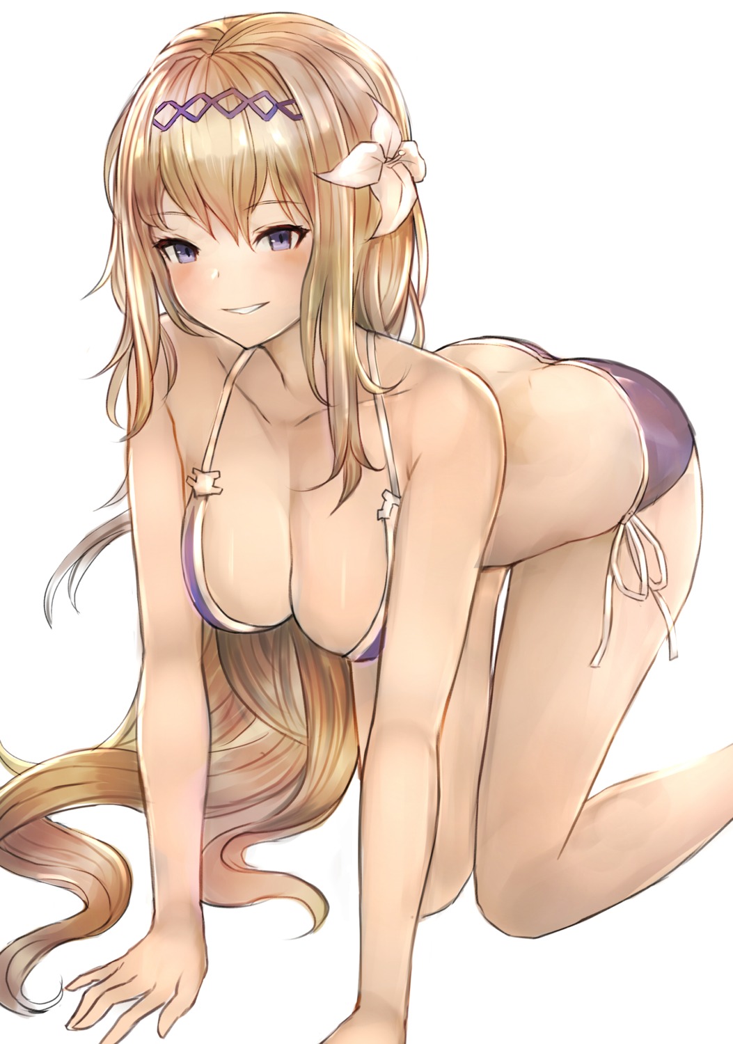 bikini, cleavage, granblue_fantasy, guanhian, jeanne_d'arc, jeanne_d'arc_(granblue_fantasy), swimsuits
