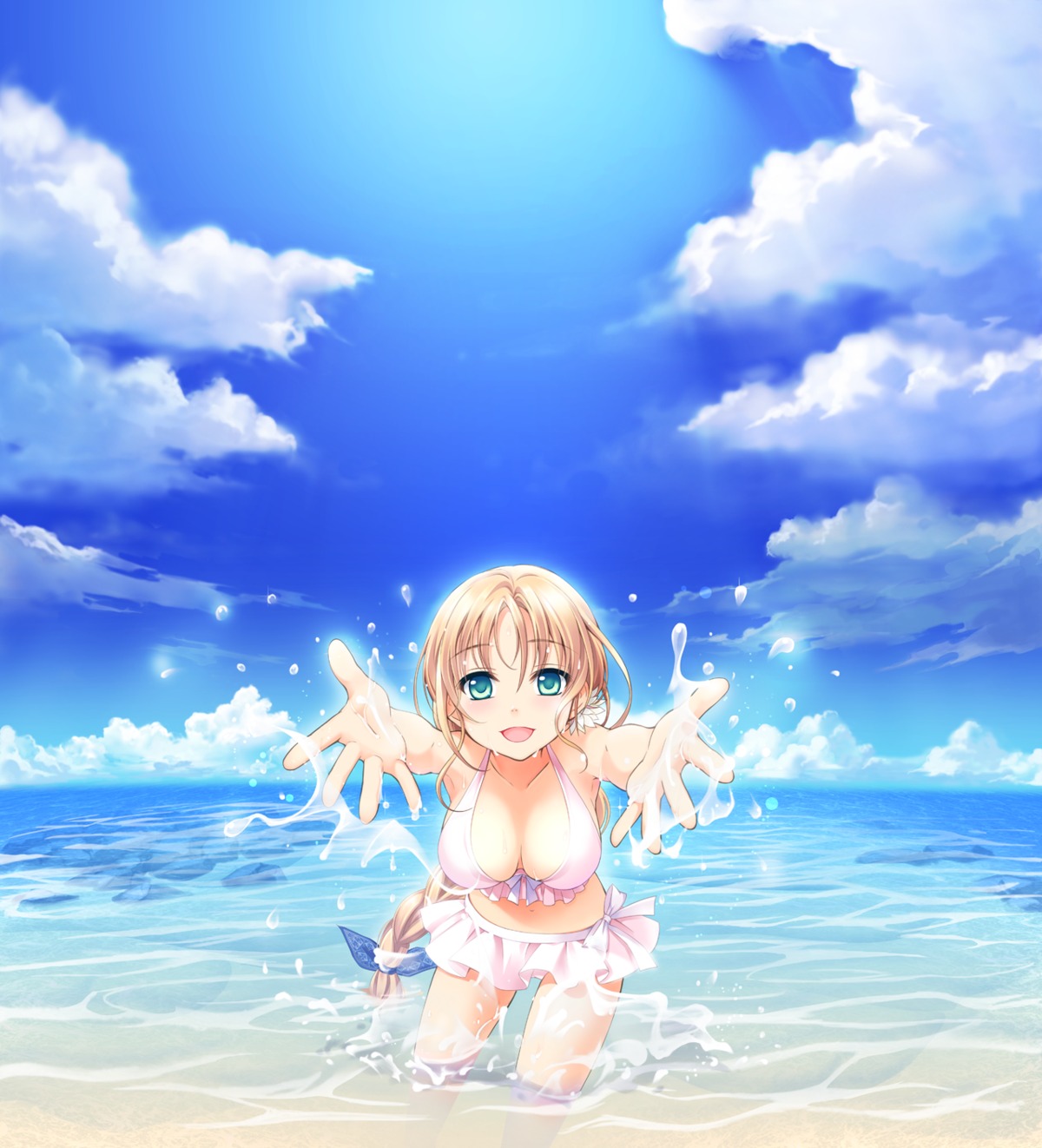 astraythem, bikini, chuablesoft, cleavage, game_cg, ginta, sakurazuka_natsuki, swimsuits
