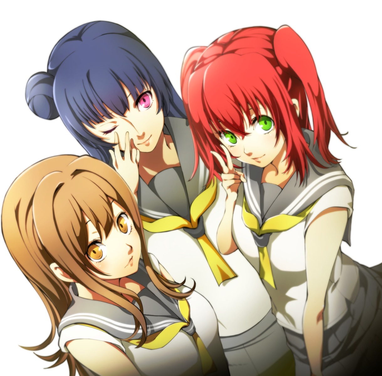 kunikida_hanamaru, kurosawa_ruby, love_live!_(series), love_live!_sunshine!!, nakano_maru, seifuku, tsushima_yoshiko