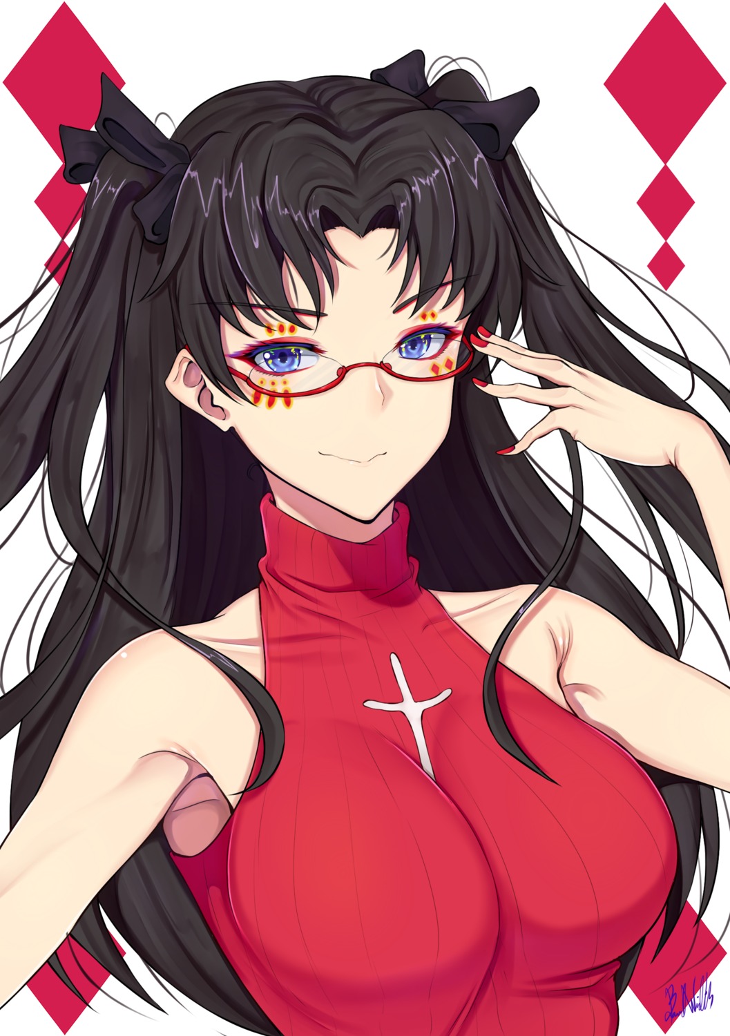 band-width, fate/stay_night, megane, toosaka_rin