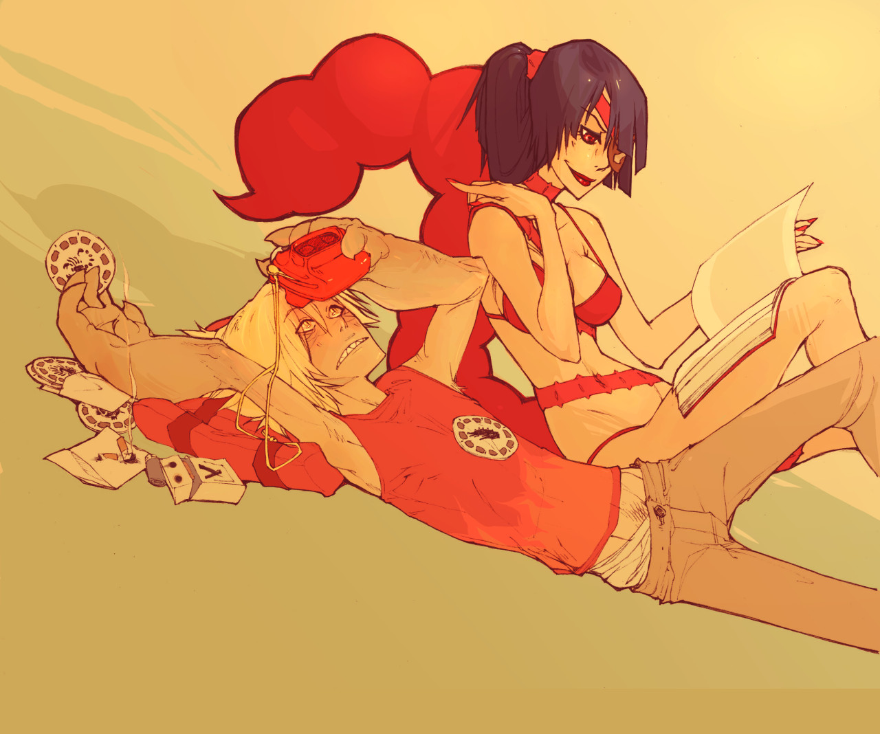 adiane, bikini, swimsuits, tengen_toppa_gurren_lagann, viral