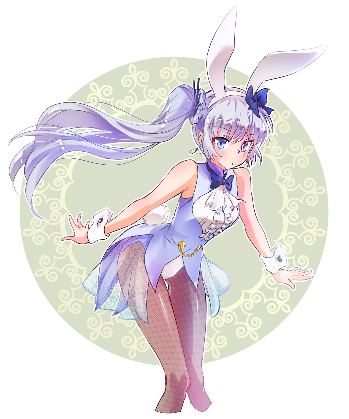 animal_ears, bunny_ears, bunny_girl, fishnets, iesupa, pantyhose, rwby, tail