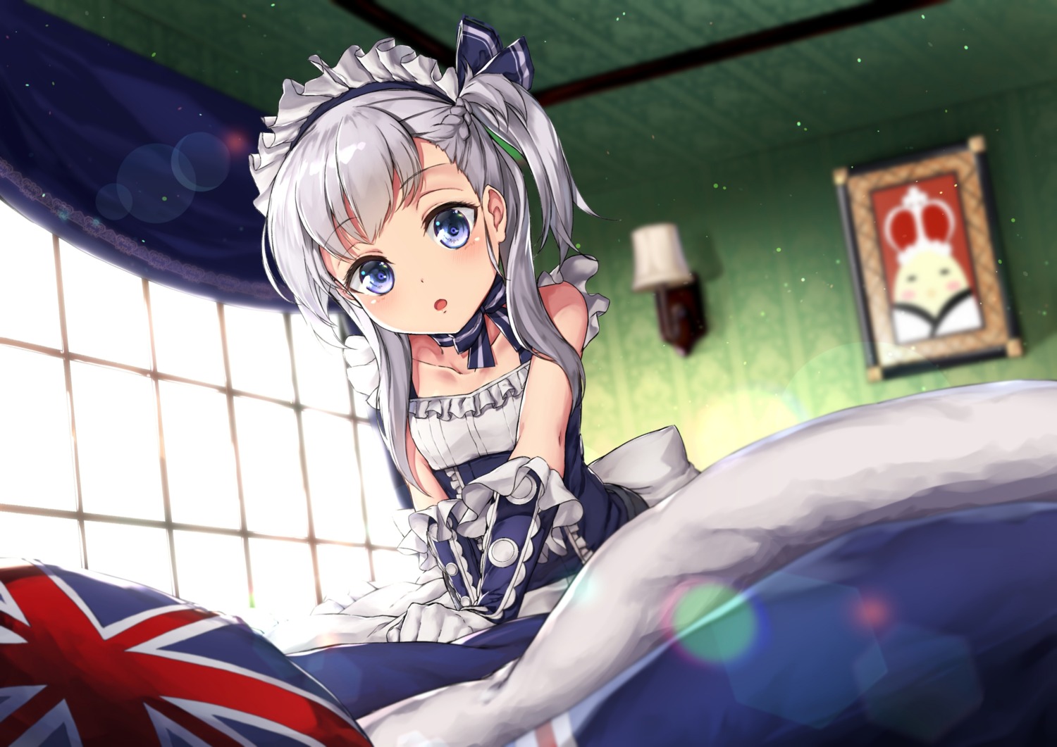aono_meri, azur_lane, bel-chan_(azur_lane), belfast_(azur_lane), maid