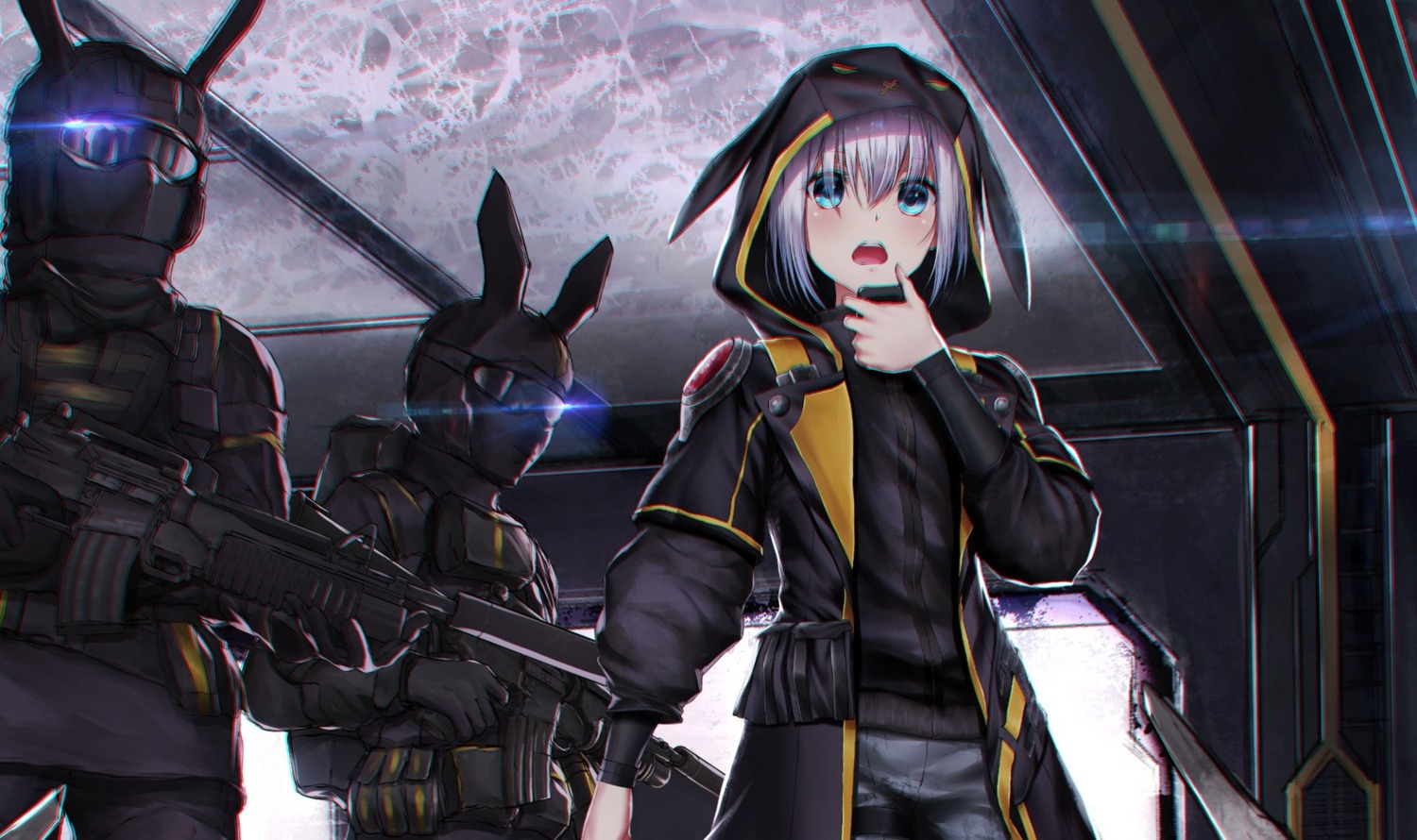aono_meri, gun