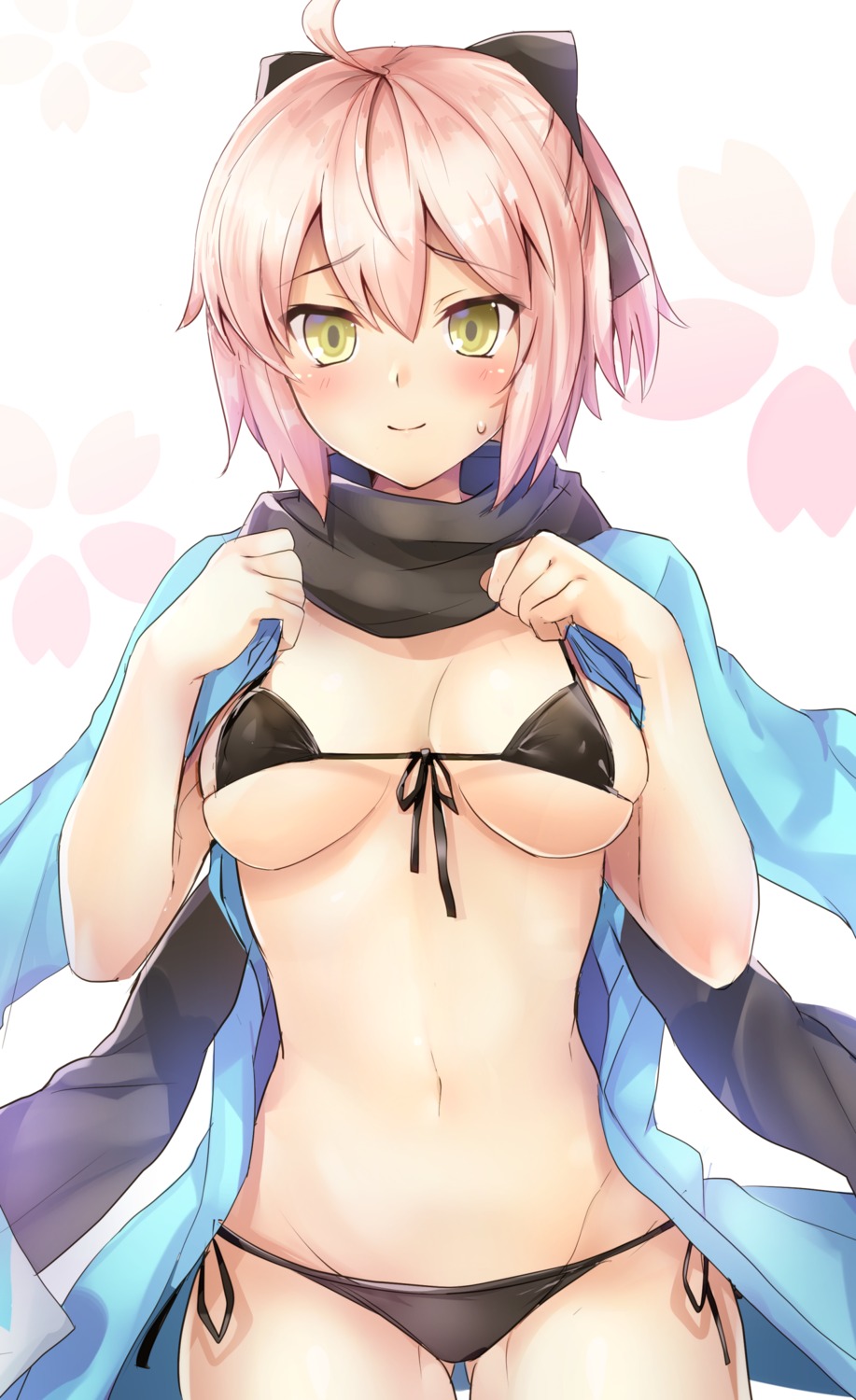 bikini, fate/grand_order, okita_souji_(fate), samoore, swimsuits