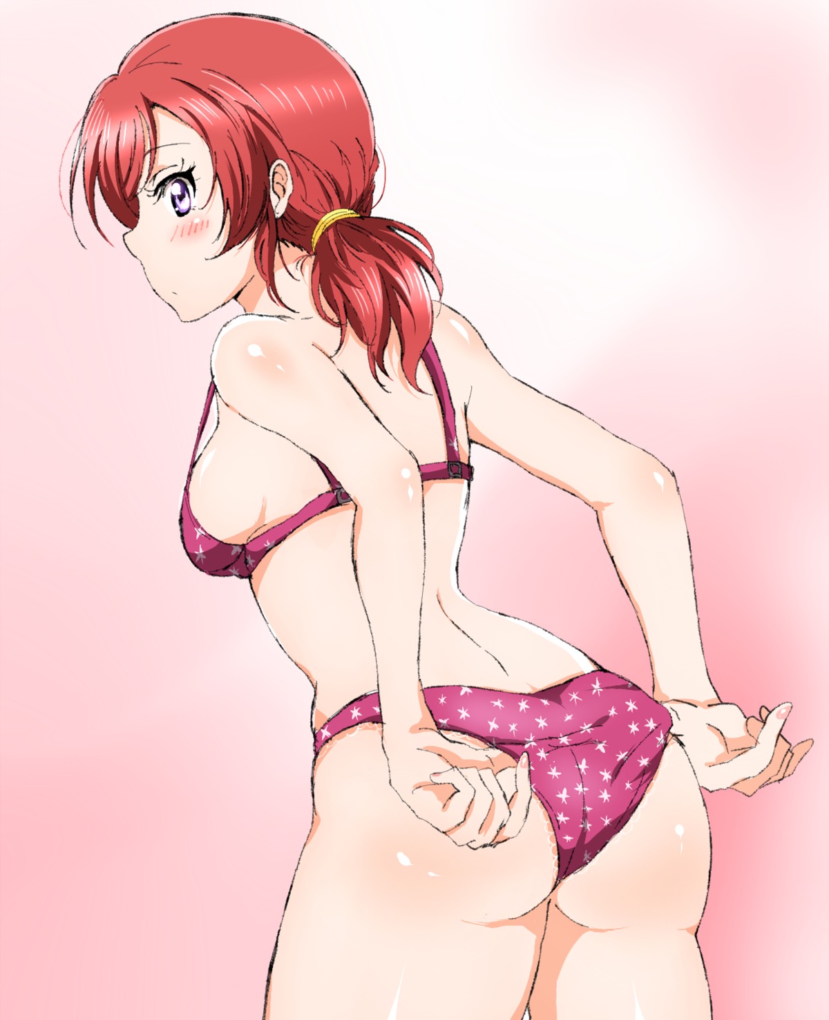 ass, bra, love_live!, love_live!_(series), nishikino_maki, pantsu, shogo_(4274732)