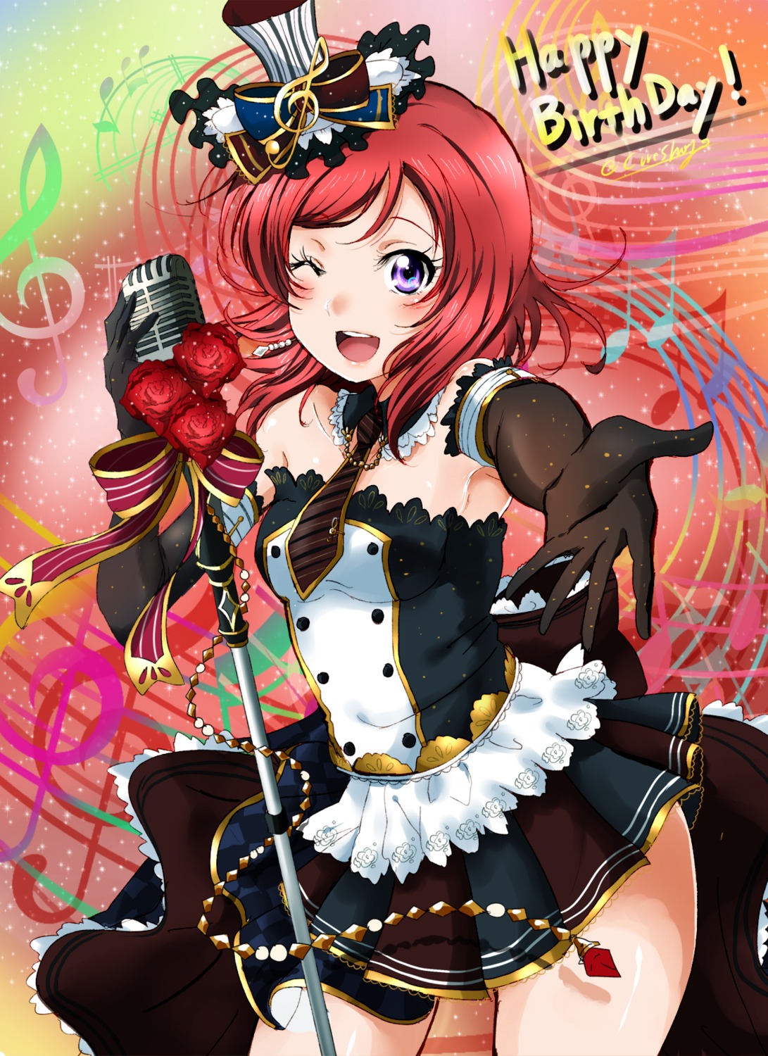 love_live!, love_live!_(series), nishikino_maki, shogo_(4274732), skirt_lift