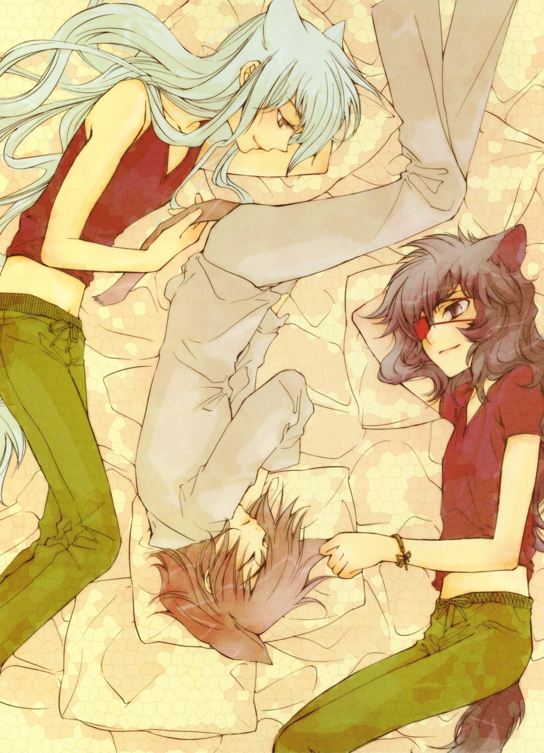 aoyagi_ritsuka, kouga_yun, loveless, male, sagan_natsuo, sagan_youji