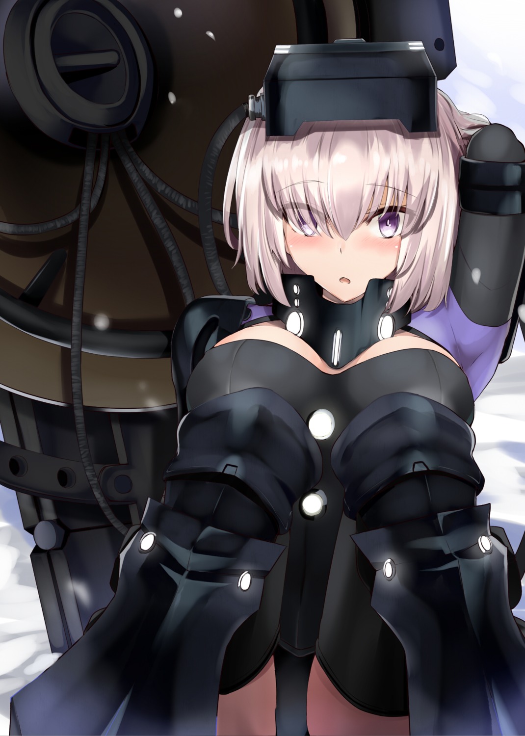 armor, fate/grand_order, mash_kyrielight, ninoude_(ninoude44), thighhighs