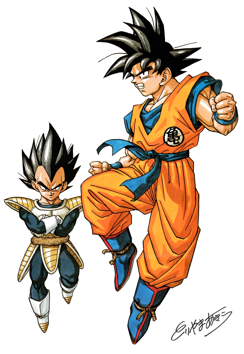 dragon_ball, son_gokuu, toriyama_akira, vegeta