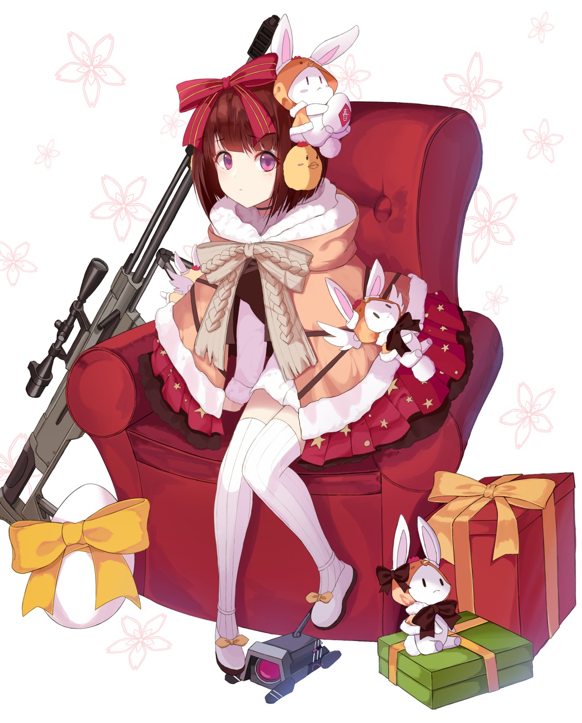 girls_frontline, gun, jayamon, m99_(girls_frontline), thighhighs