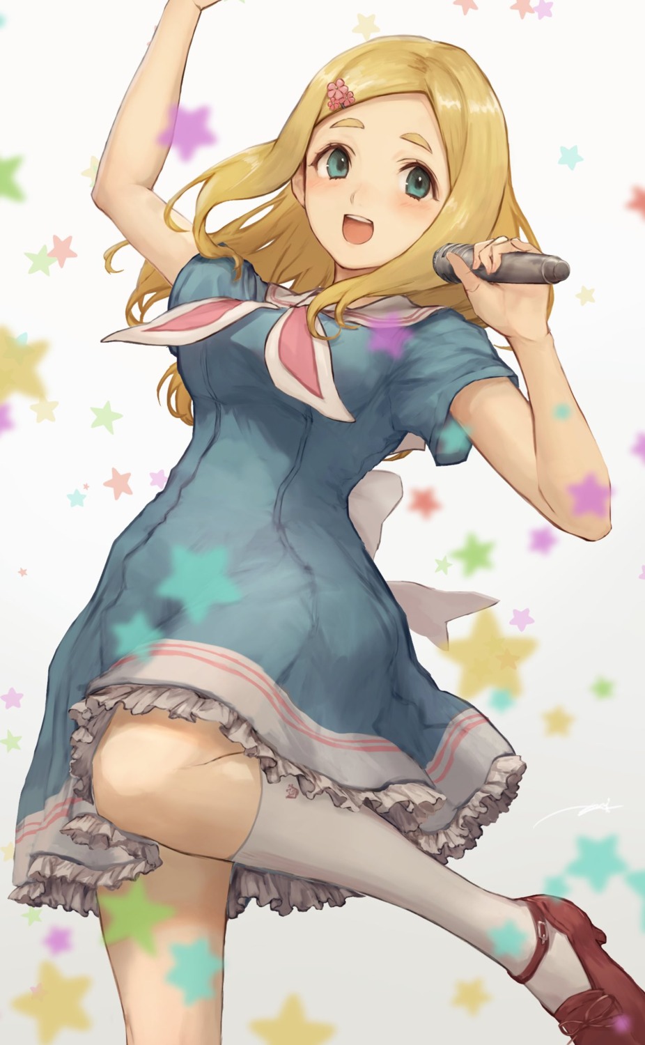 dress, harohapi!_shinonome_megu-chan_no_oheya, heels, kouzuki_kei, shinonome_megu