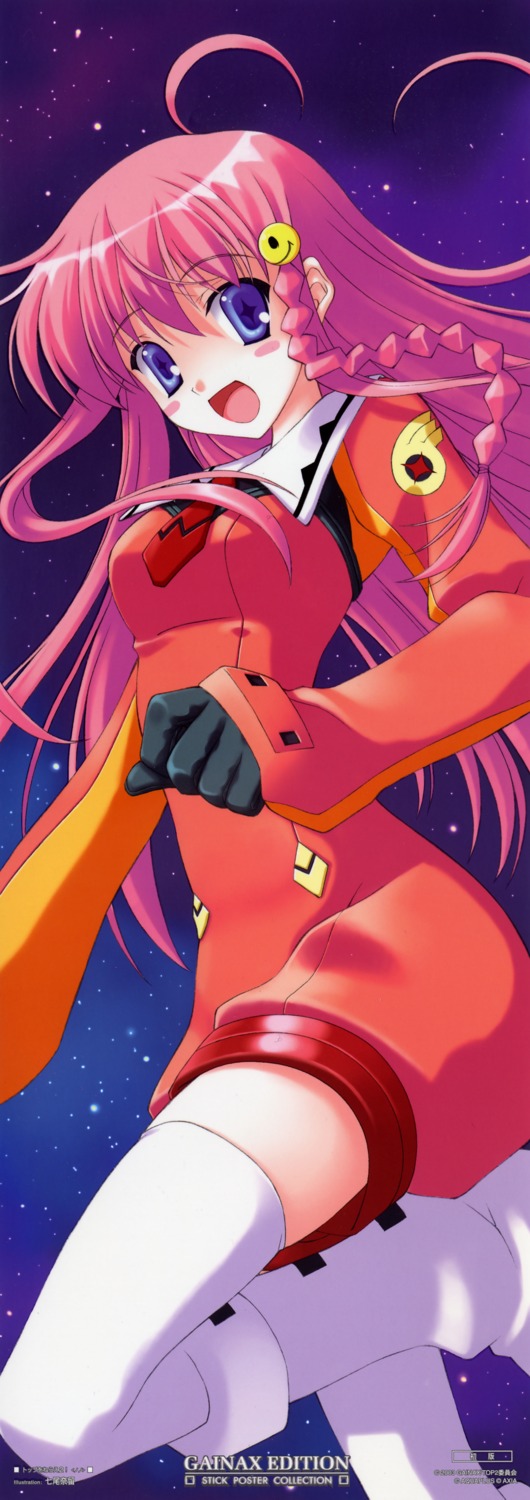 diebuster, nanao_naru, nono, stick_poster, thighhighs, uniform