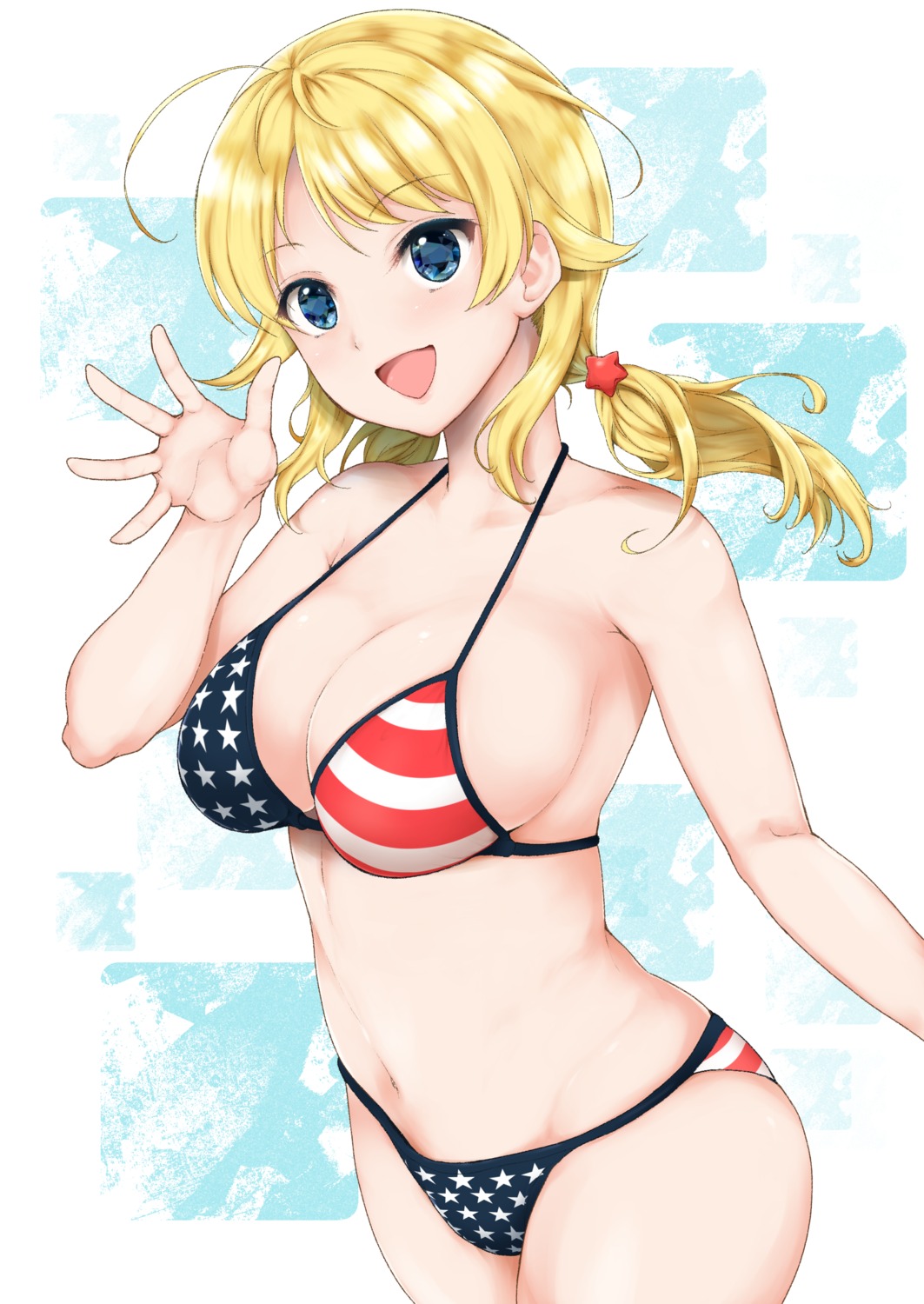 bikini, cleavage, hachimiya_meguru, swimsuits, the_idolm@ster, the_idolm@ster_shiny_colors, yue_(show-ei)