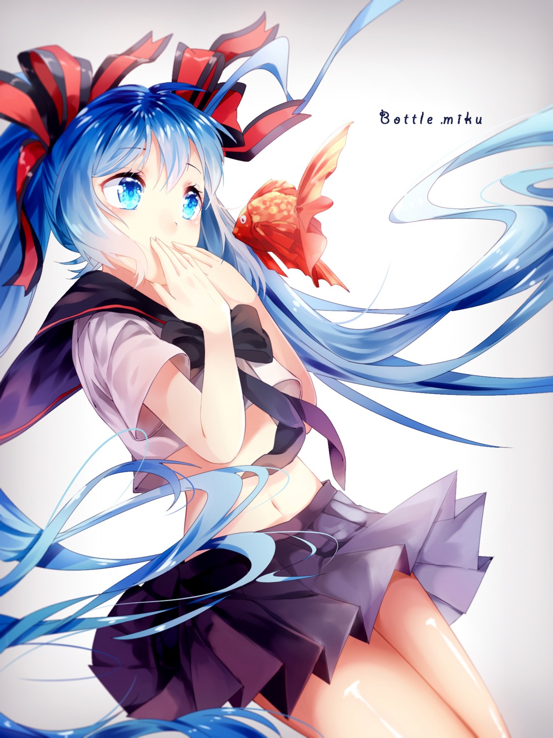 bottle_miku, hatsune_miku, ihachisu, seifuku, vocaloid