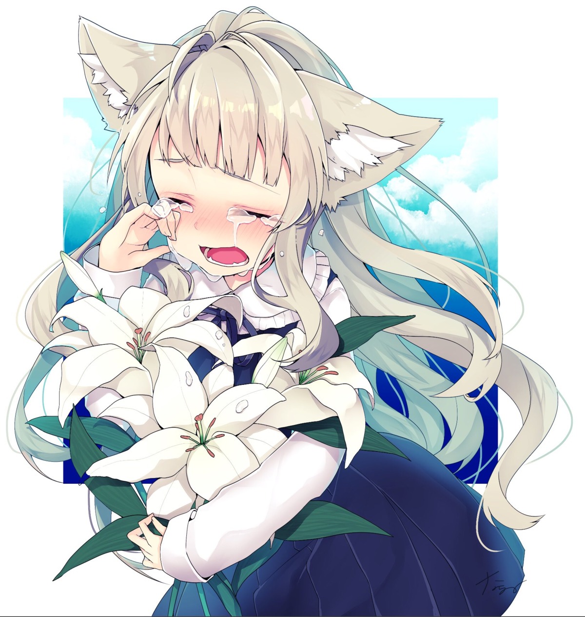 animal_ears, dress, nachiru