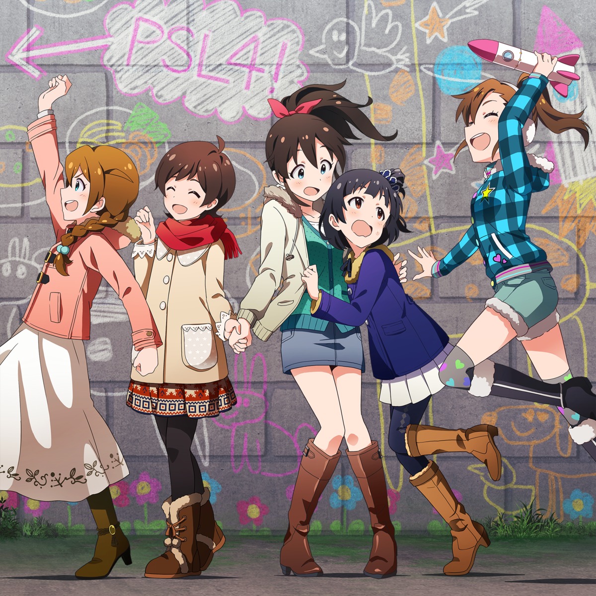 baba_konomi, digital_version, disc_cover, futami_mami, heels, kinoshita_hinata, nakatani_iku, pantyhose