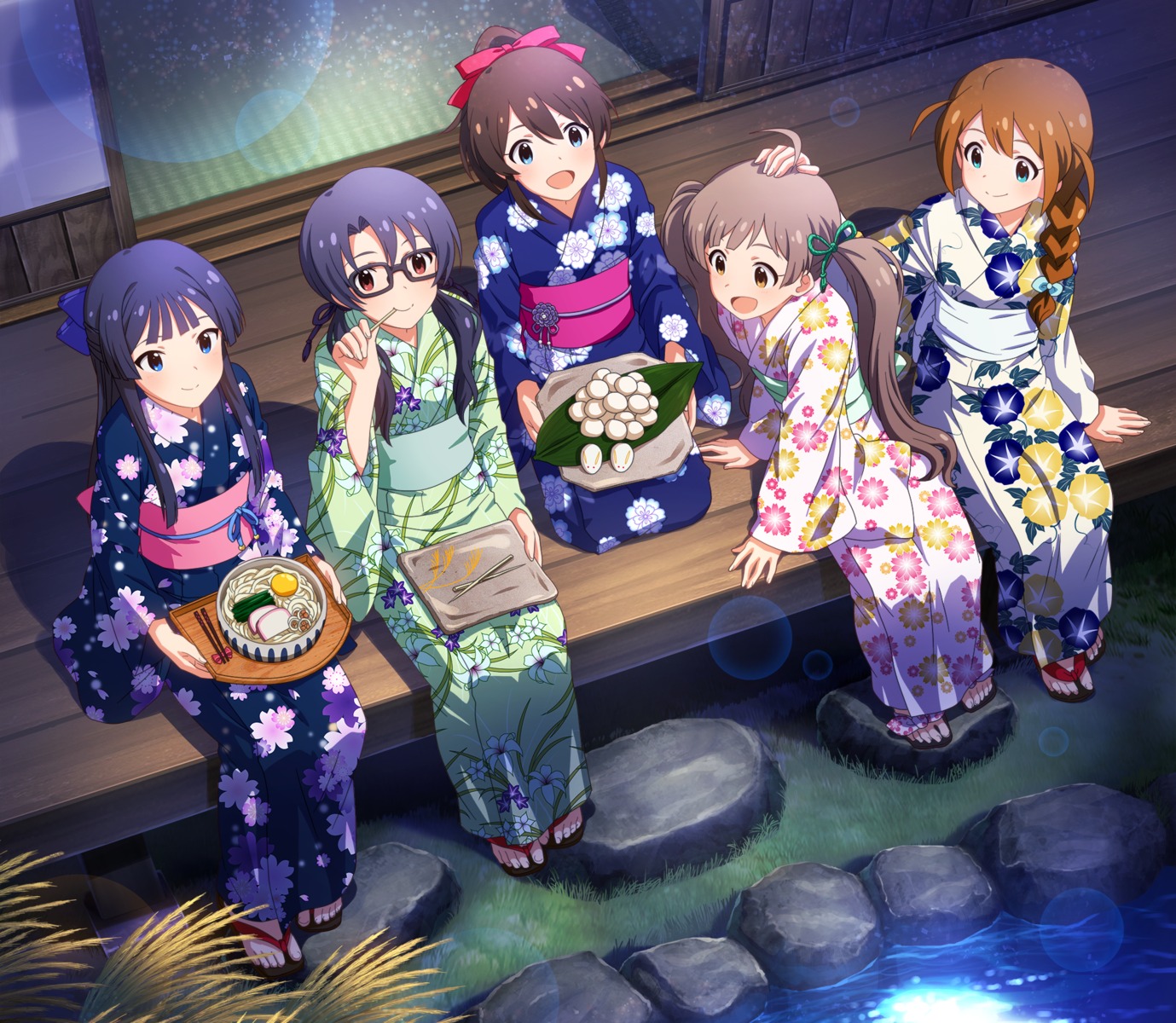 baba_konomi, digital_version, disc_cover, hakozaki_serika, megane, mogami_shizuka, satake_minako, takayama_sayoko