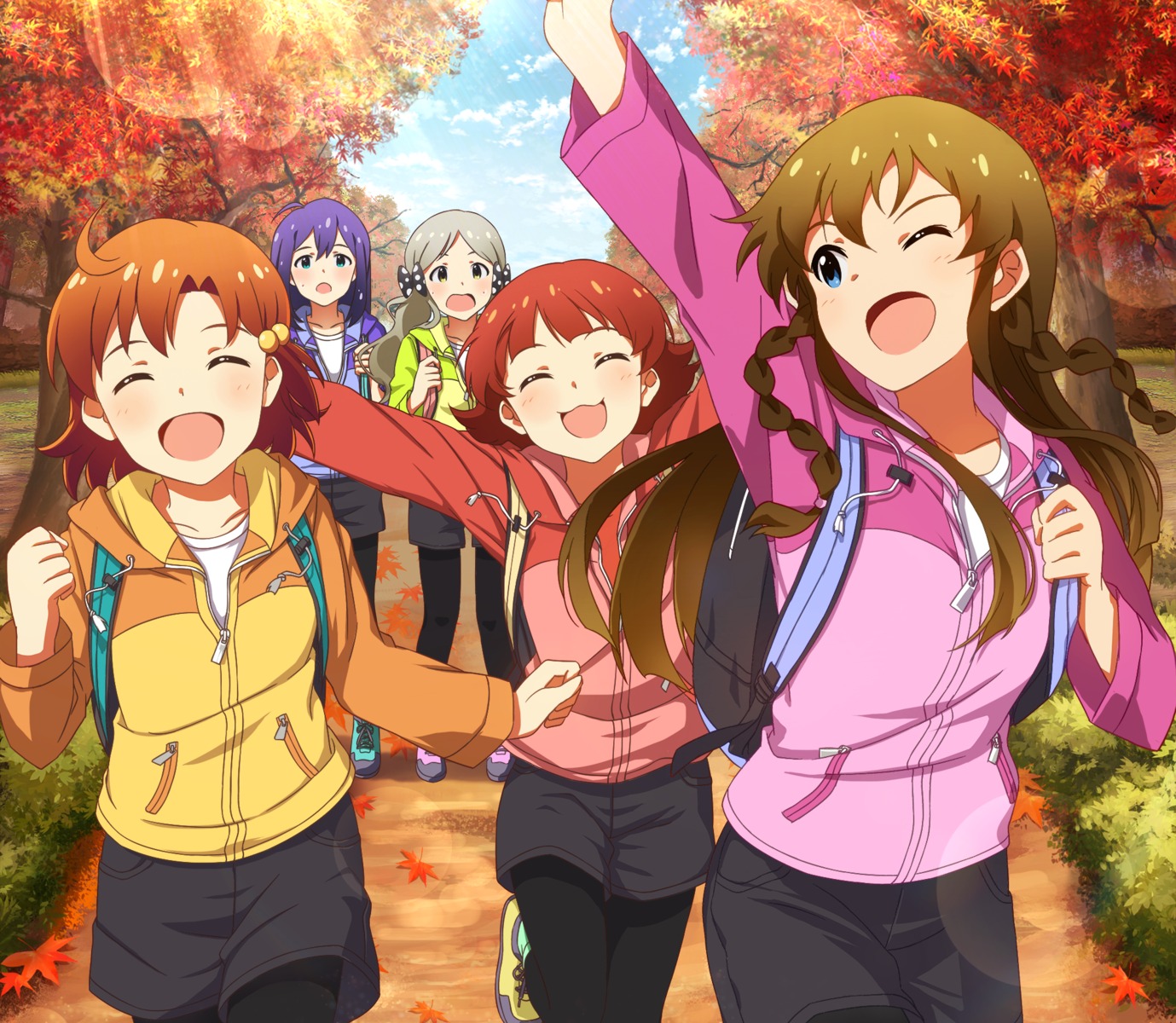 digital_version, disc_cover, handa_roco, kousaka_umi, mochizuki_anna, nonohara_akane, pantyhose, the_idolm@ster