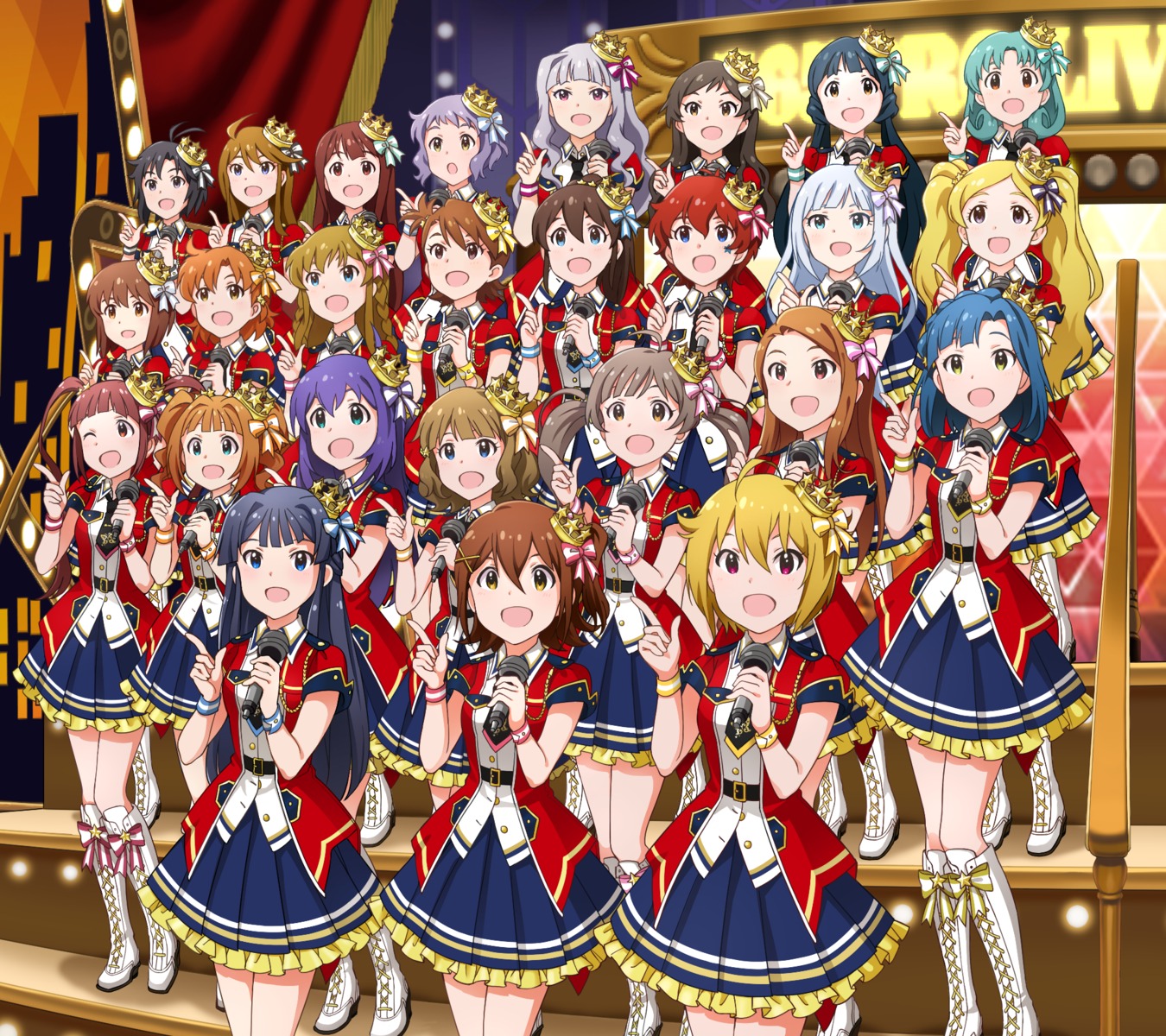 digital_version, disc_cover, emily_stewart, futami_ami, hagiwara_yukiho, hakozaki_serika, heels, ibuki_tsubasa