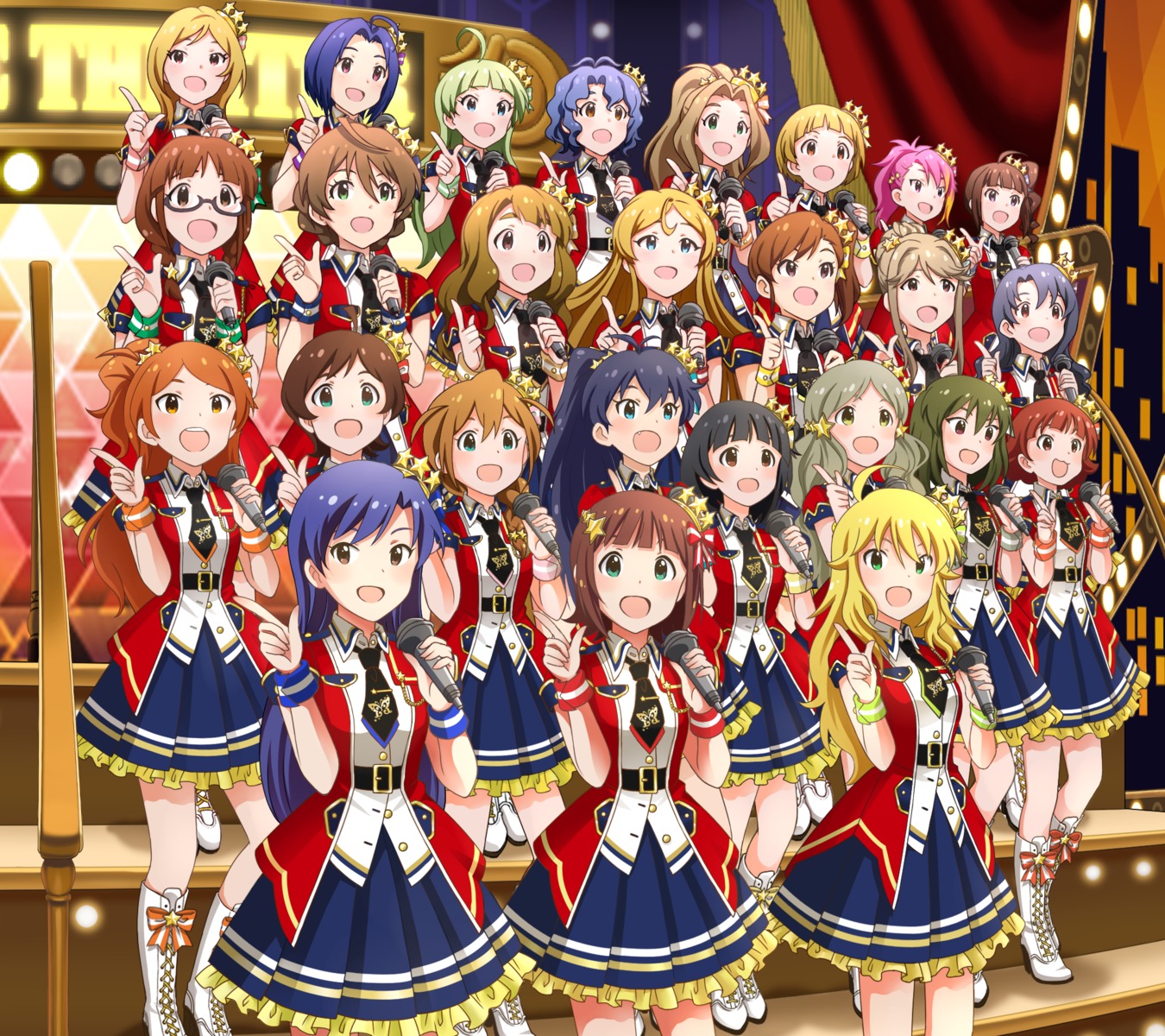 akizuki_ritsuko, amami_haruka, baba_konomi, digital_version, disc_cover, fukuda_noriko, futami_mami, ganaha_hibiki