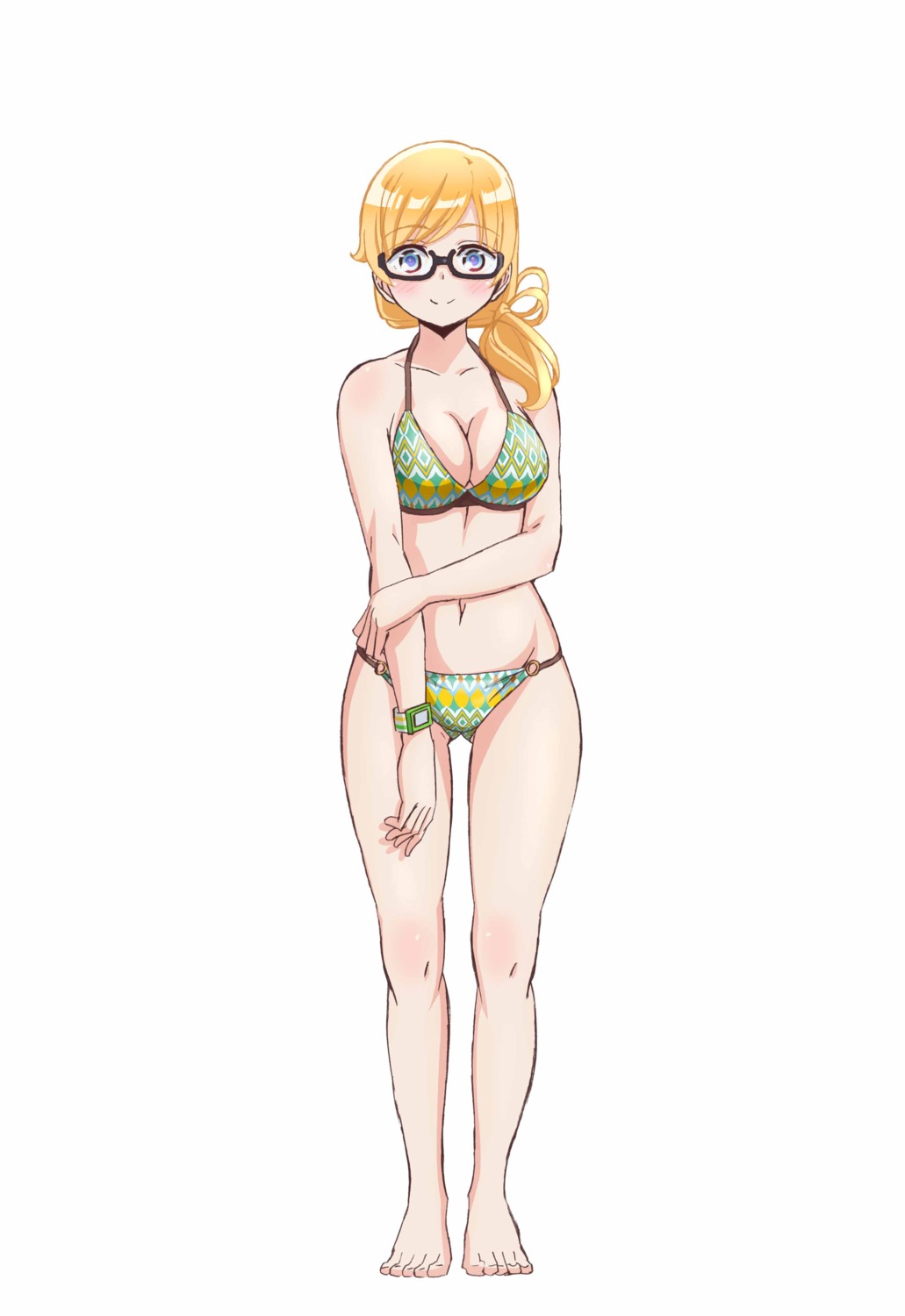 bikini, cleavage, harukana_receive, megane, swimsuits, tagme, thomas_emiri