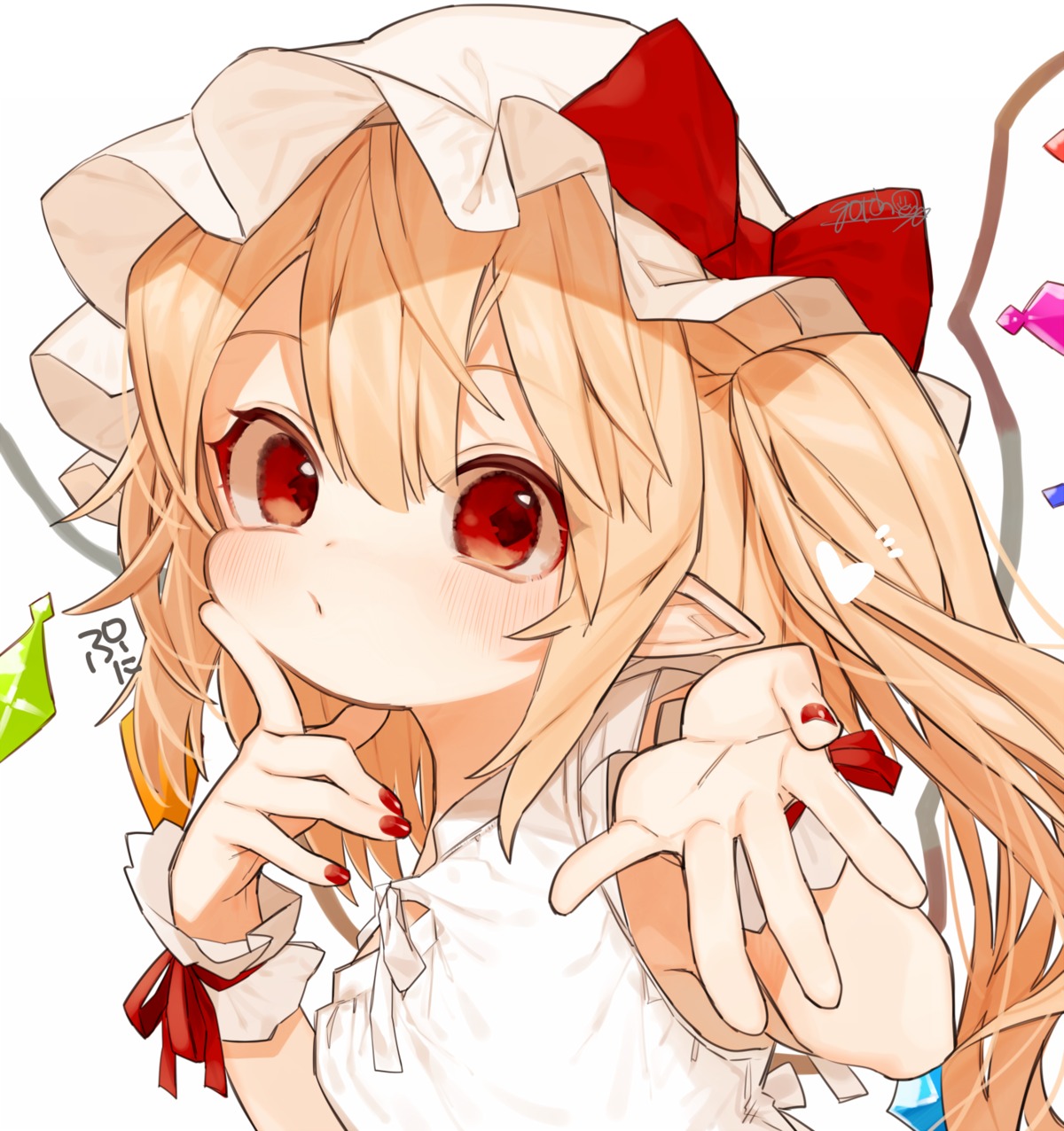flandre_scarlet, gotoh510, pointy_ears, touhou, wings