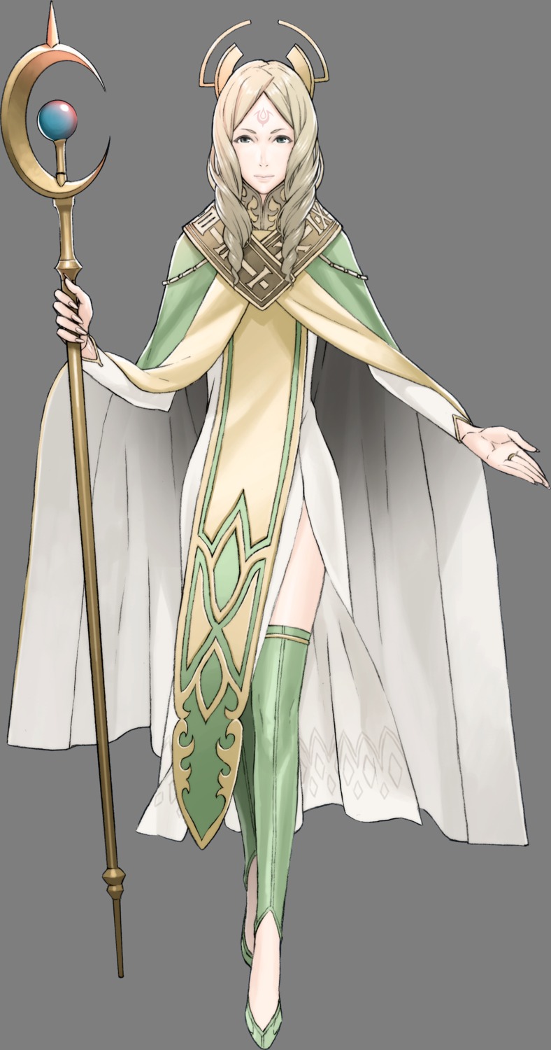 dress, emerina, fire_emblem, fire_emblem_kakusei, kozaki_yuusuke, nintendo, thighhighs, transparent_png, weapon