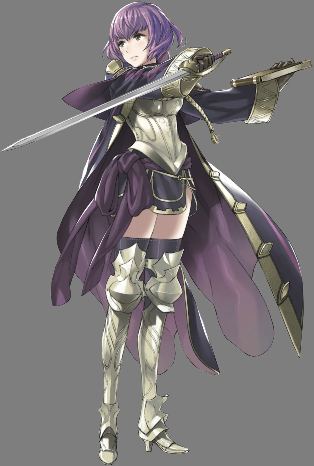 armor, fire_emblem, fire_emblem_kakusei, heels, katarina_(fire_emblem), kozaki_yuusuke, nintendo, sword