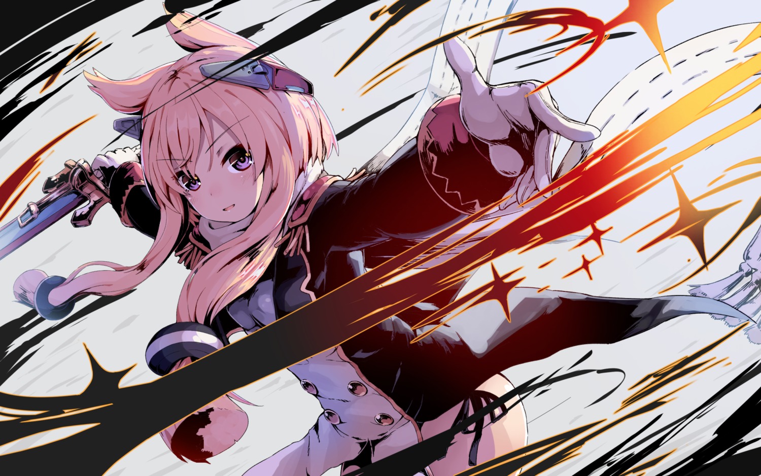 azur_lane, nemeneko_6, sword, warspite_(azur_lane)