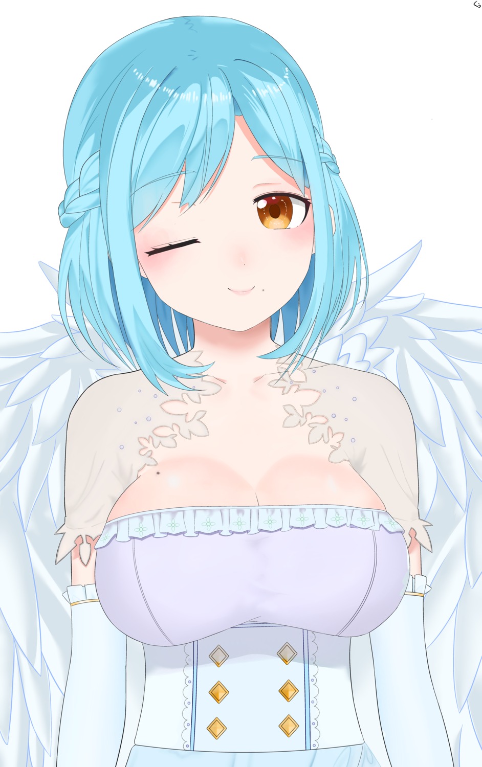>-03, cleavage, moira_(nijisanji), nijisanji, wings