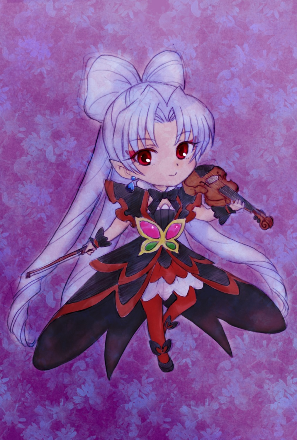 aizen_(syoshiyuki), go!_princess_precure, pantyhose, pointy_ears, precure, twilight_(go!_princess_precure)
