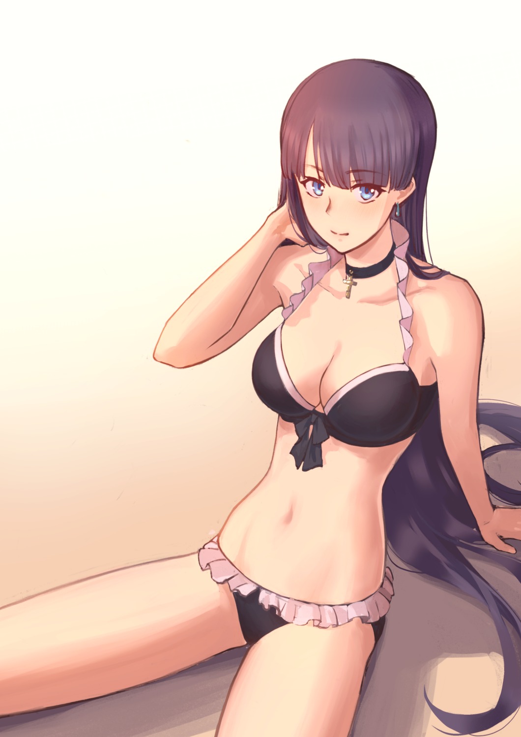 bikini, cleavage, emoshon, fate/grand_order, saint_martha, swimsuits